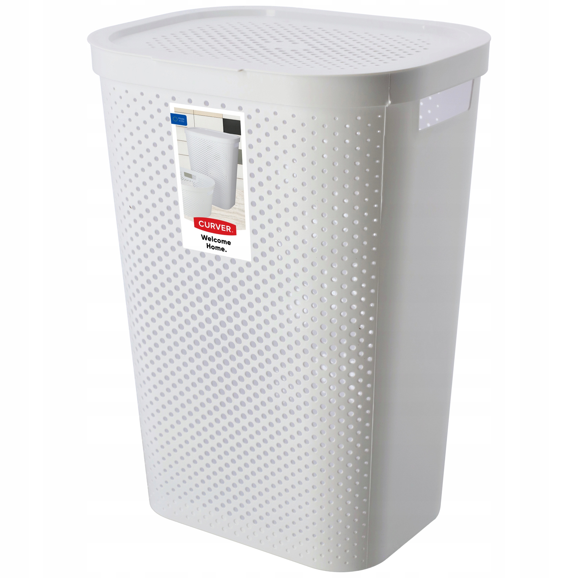 Kosze z pokrywą Curver Infinity 60L mix kolorów, 2szt.