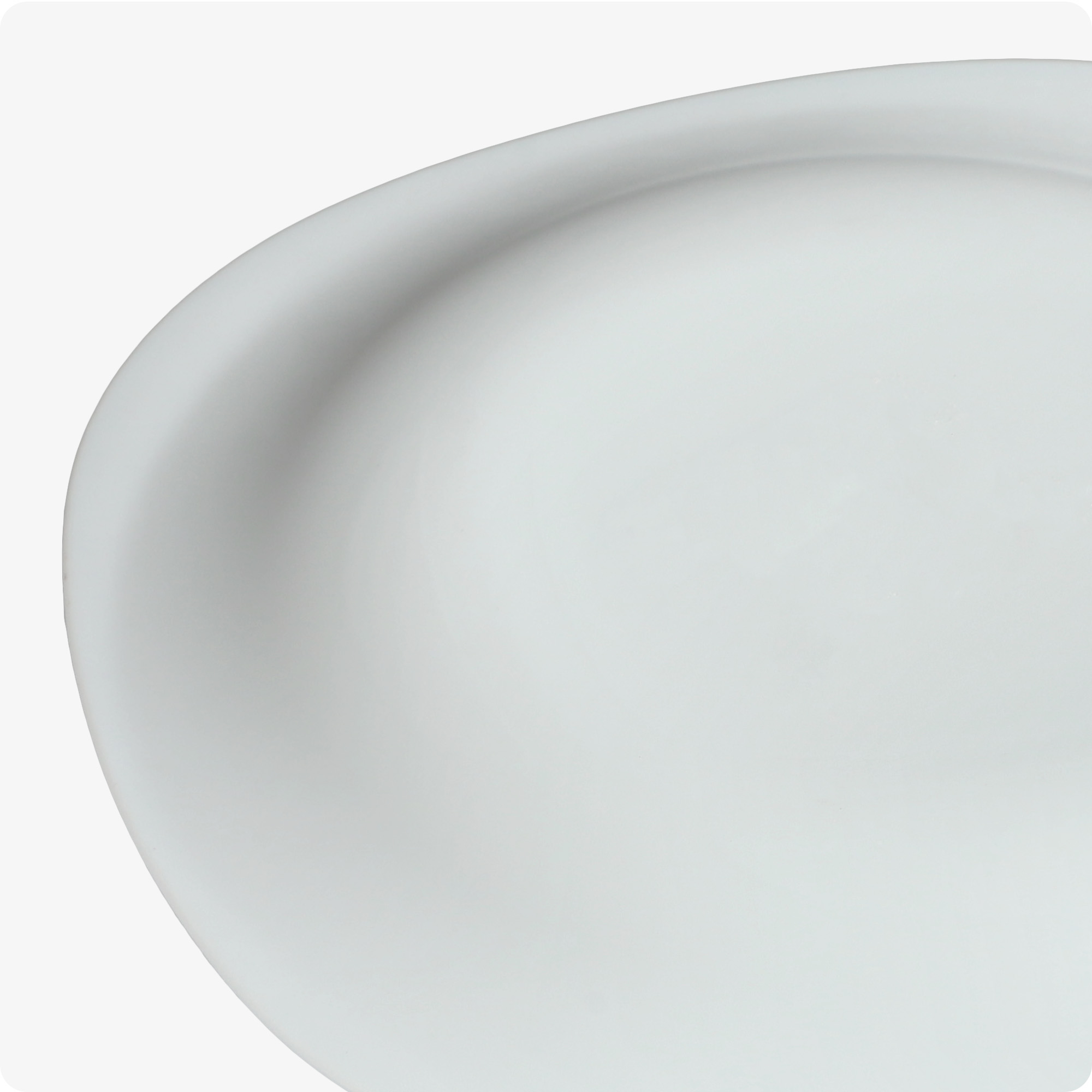 Talerz deserowy biały 21 cm, 3 szt.