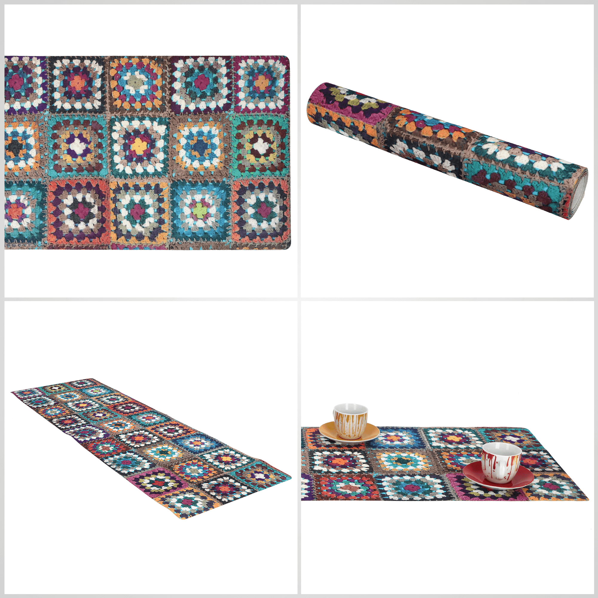 Bieżnik na stół Agello 94 x 32 cm, mozaika