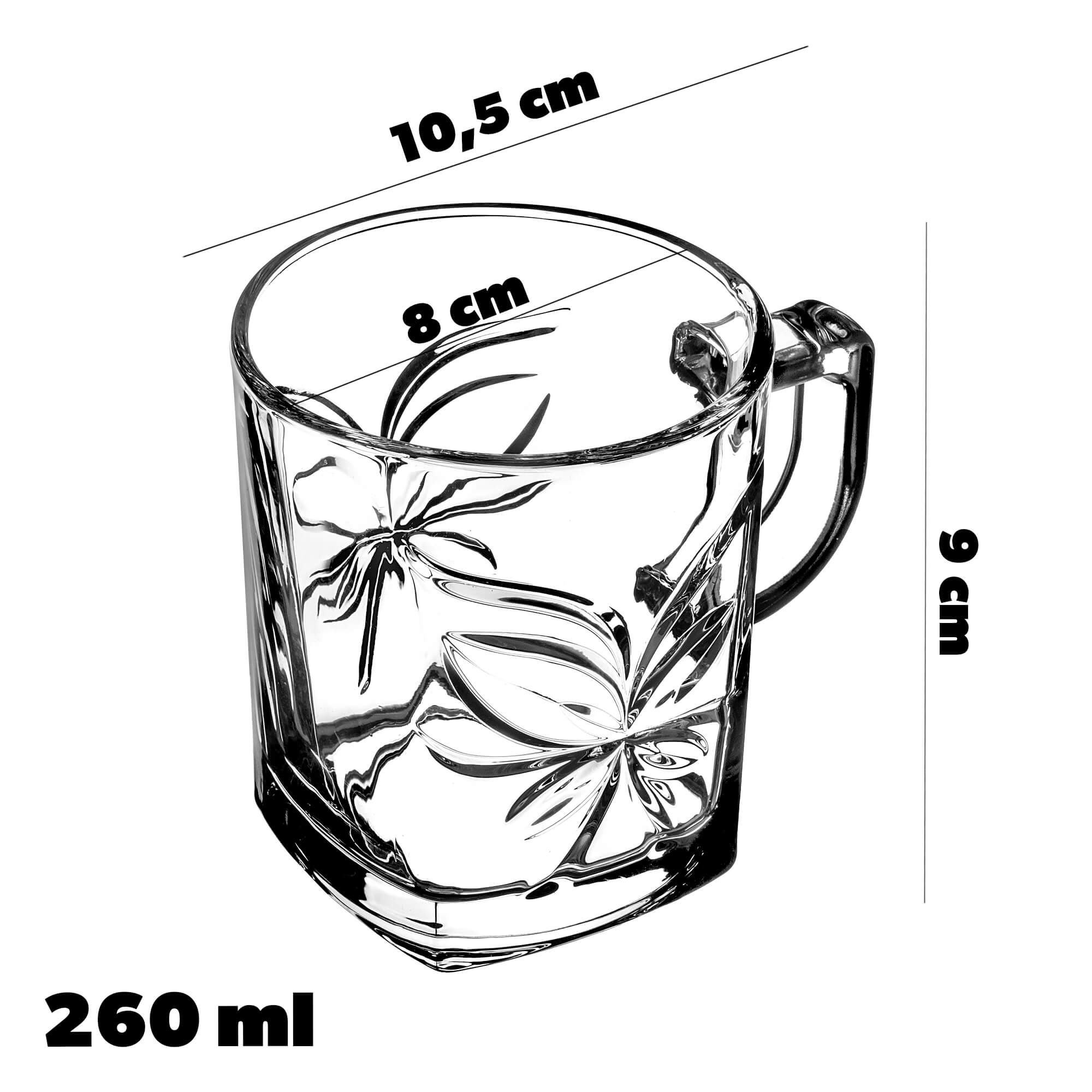 Kubki do kawy i herbaty Faro 260 ml, 4 szt.