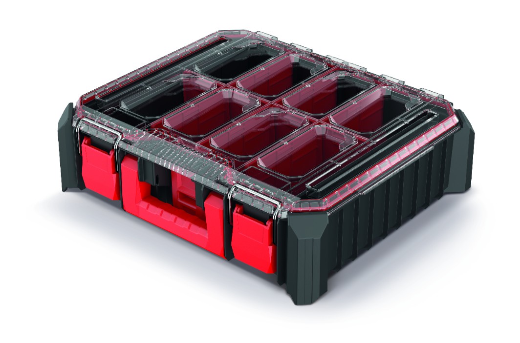 KISTENBERG Organizer narzędziowy CMX 45 S wysoki - KCX454015S - czarny
