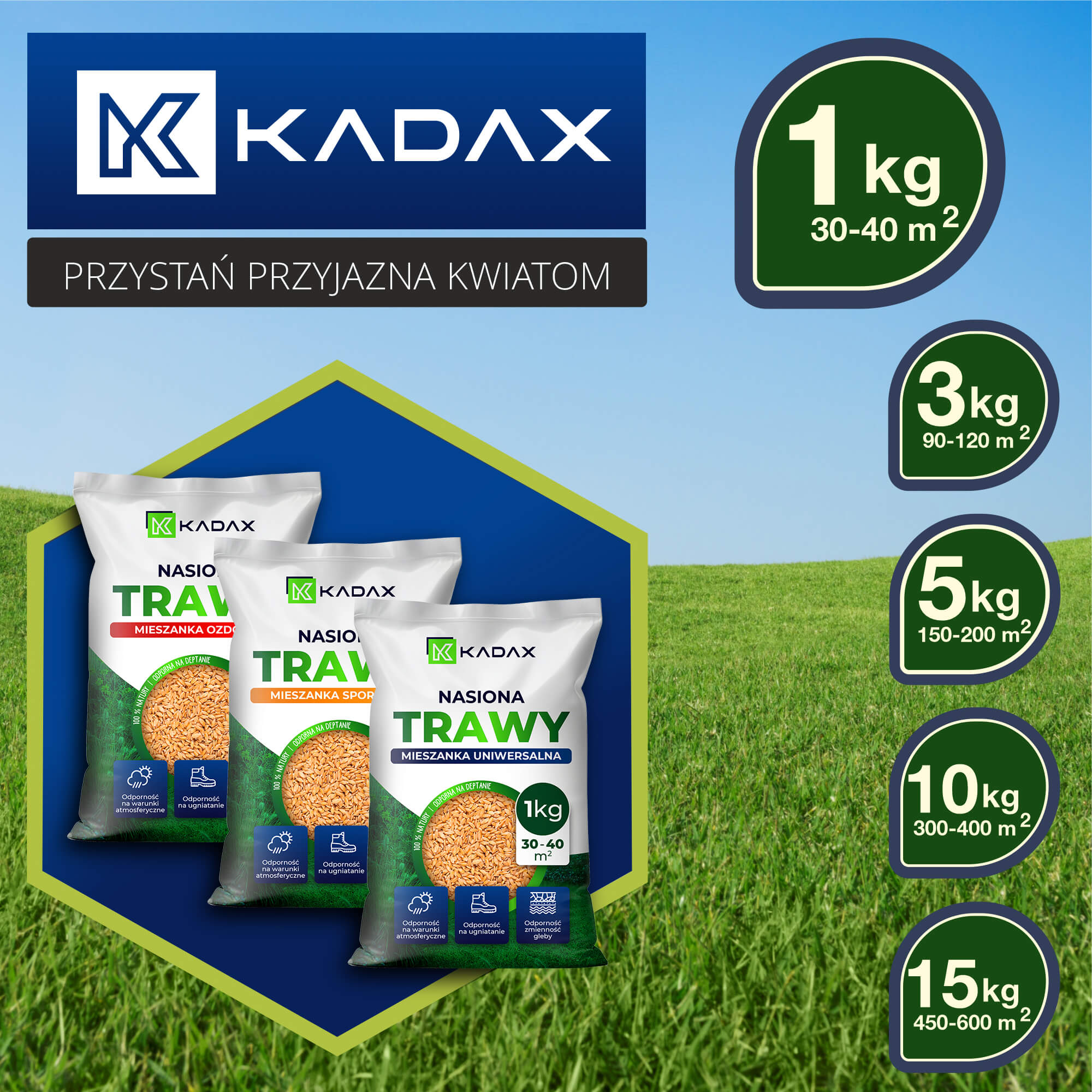 Trawa sportowa 1 kg