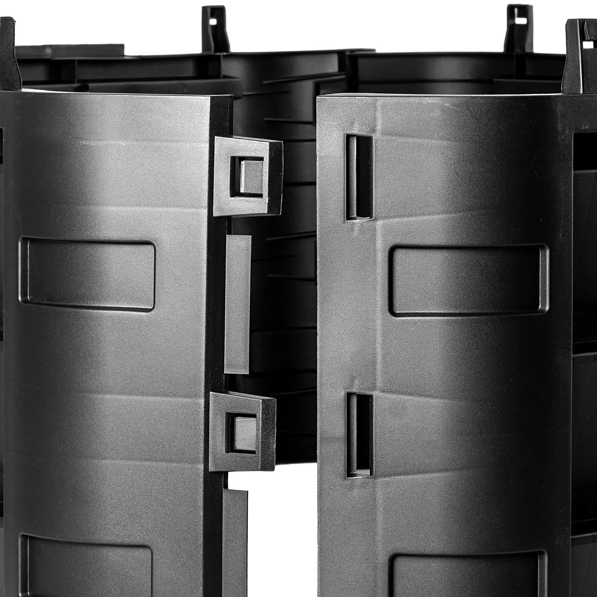 Kompostownik ogrodowy Fixem 650L czarny