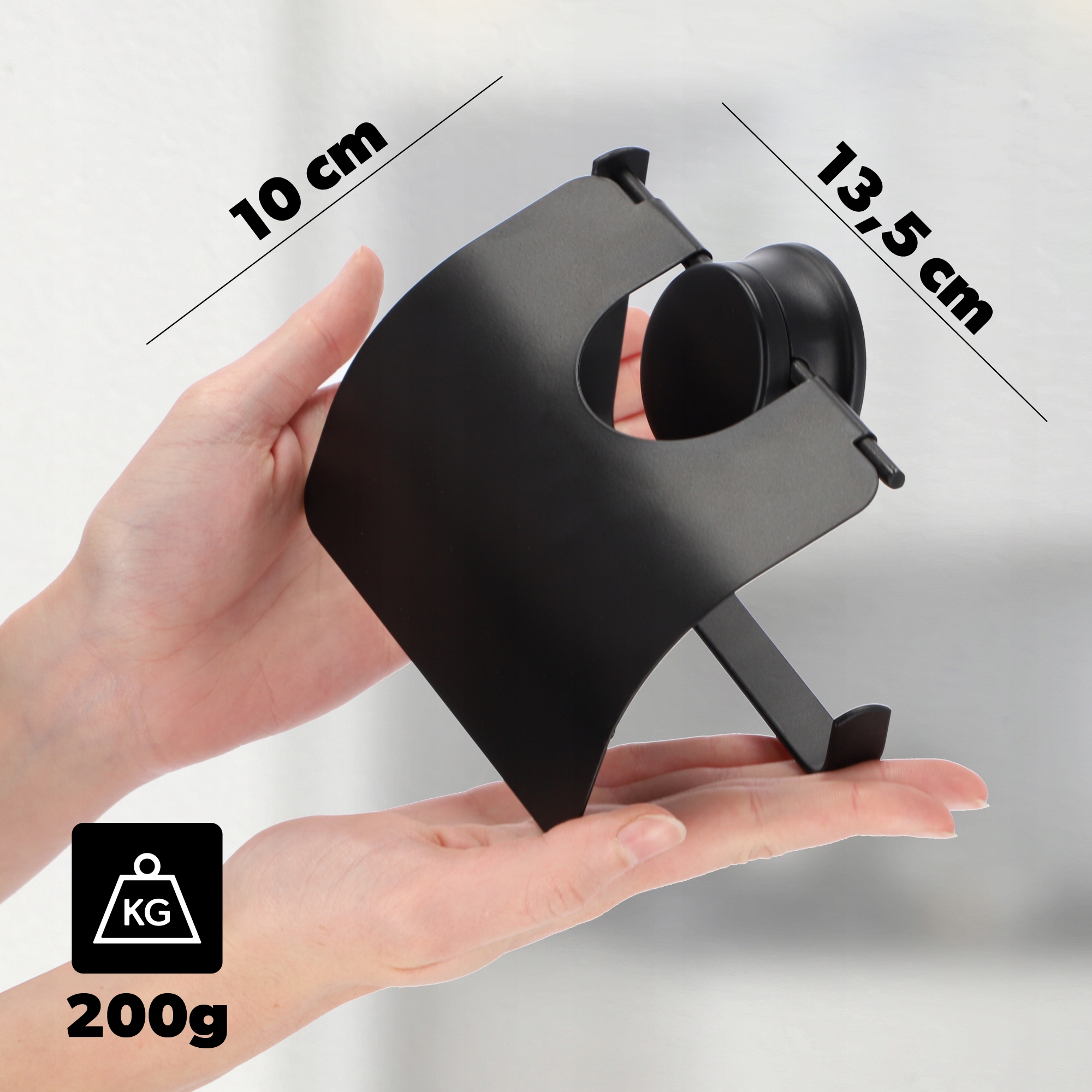 Zestaw łazienkowy półka łazienkowa + uchwyt na papier + haczyk