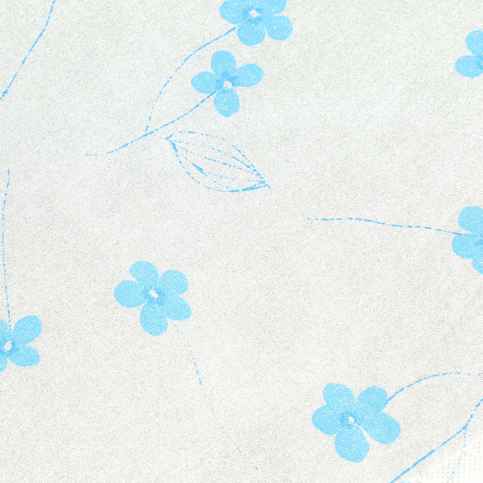 Pokrowiec na deskę do prasowania naciągany Massy 140x55cm niebieskie kwiaty