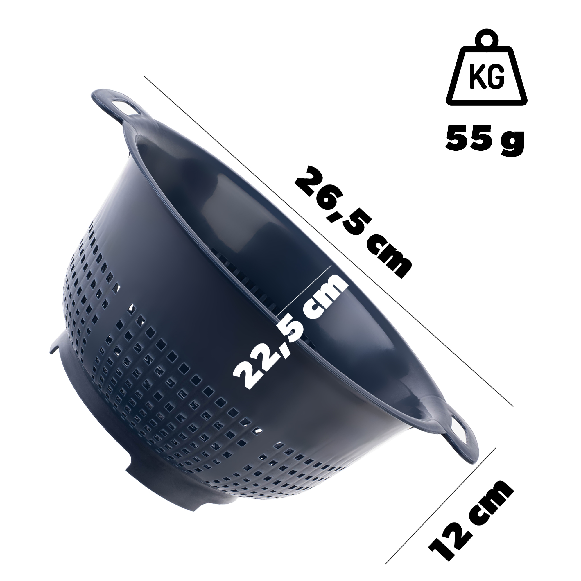 Cedzak okrągły Curver, granatowy