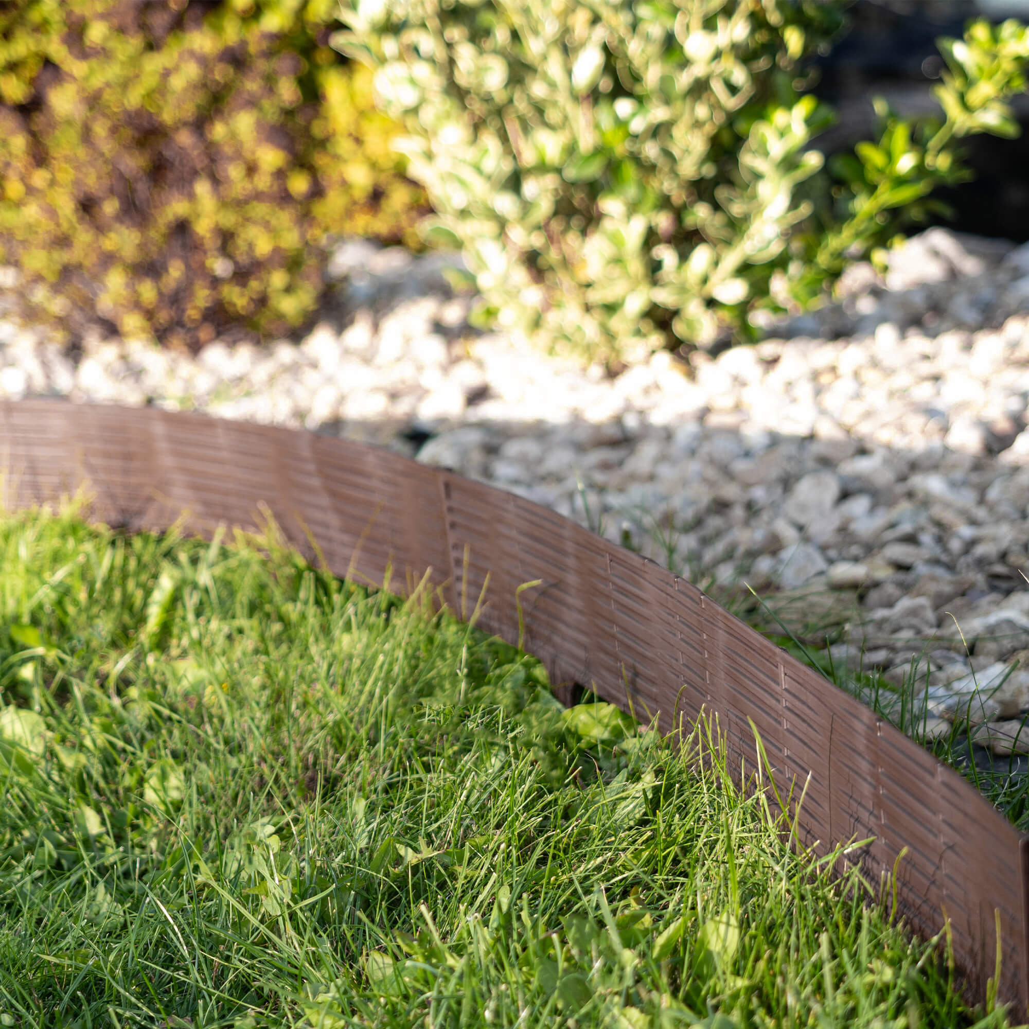 Obrzeże ogrodowe Averton 78 x 9 cm brąz wzór 1. 5 szt.