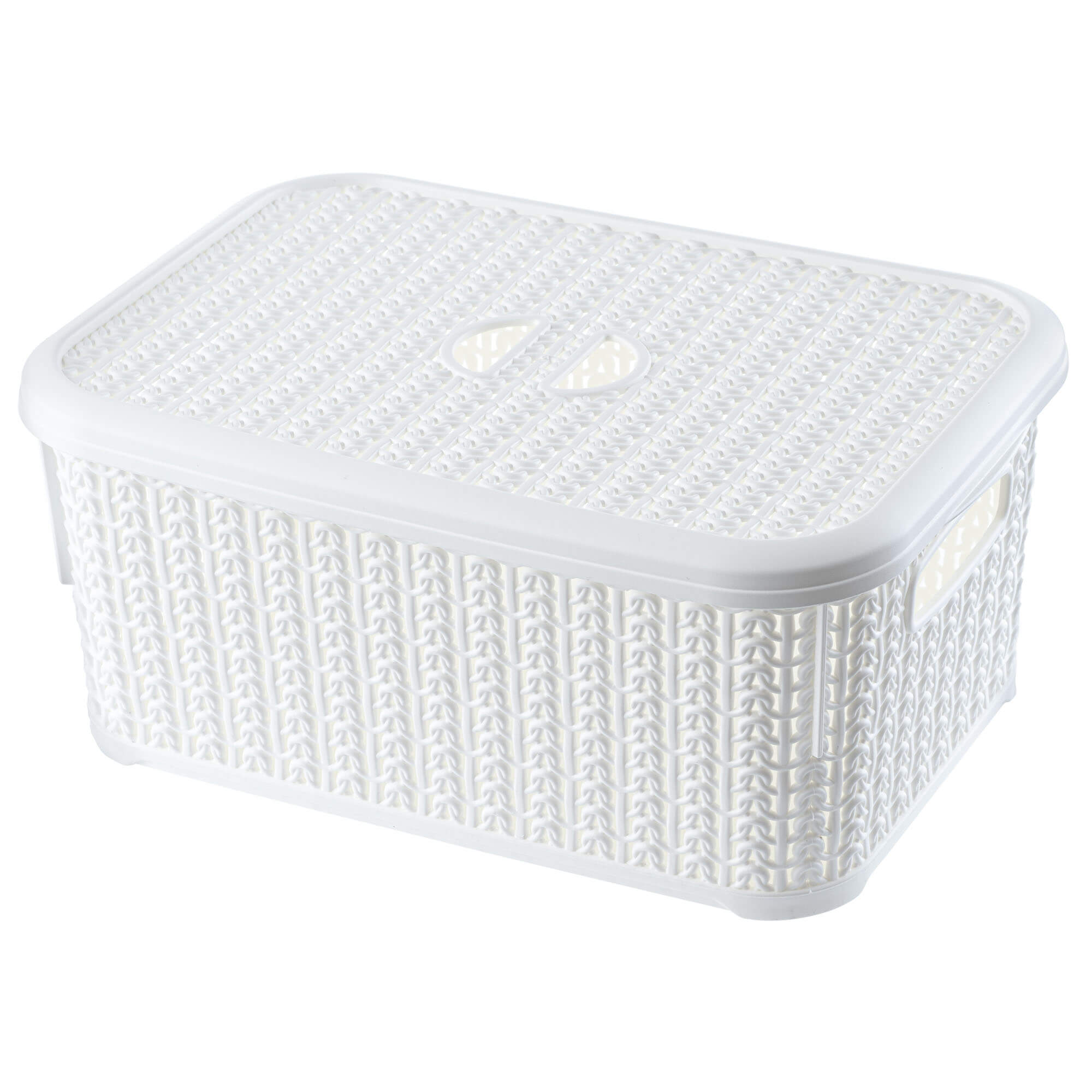 Pojemnik z pokrywą 6L, biały