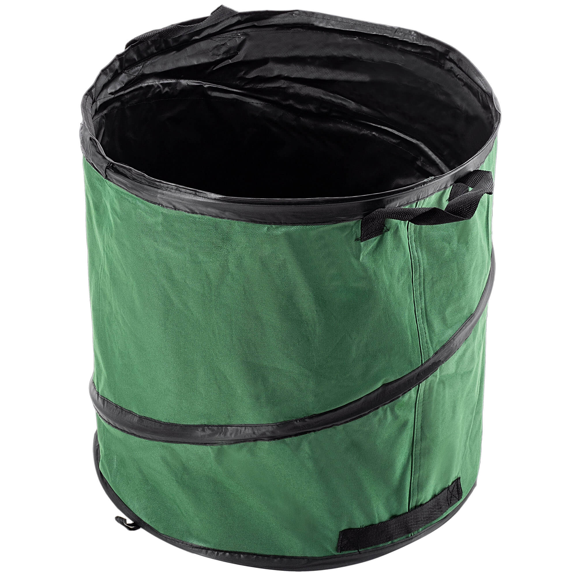 Składany kosz ogrodowy Vermenton 175L zielony