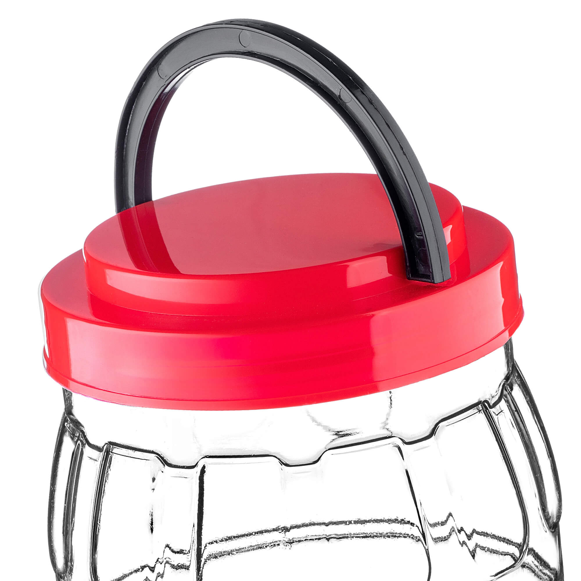 Słoik PET z zakrętką i uchwytem Riccia uniwersalny 2L + 3L + 5L