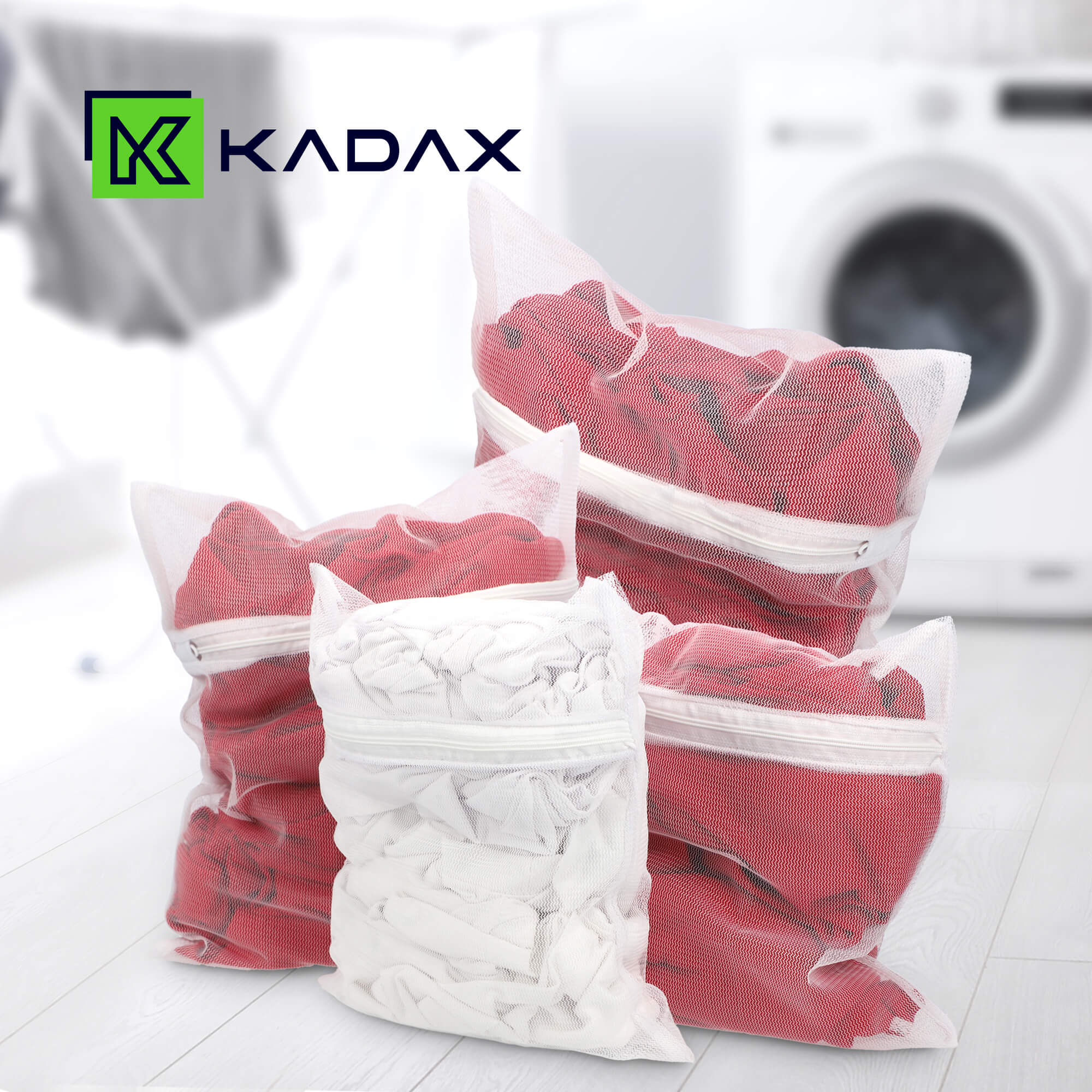 Torebki Decize na pranie ubrań i bielizny 50 x 40 cm, 3 szt.