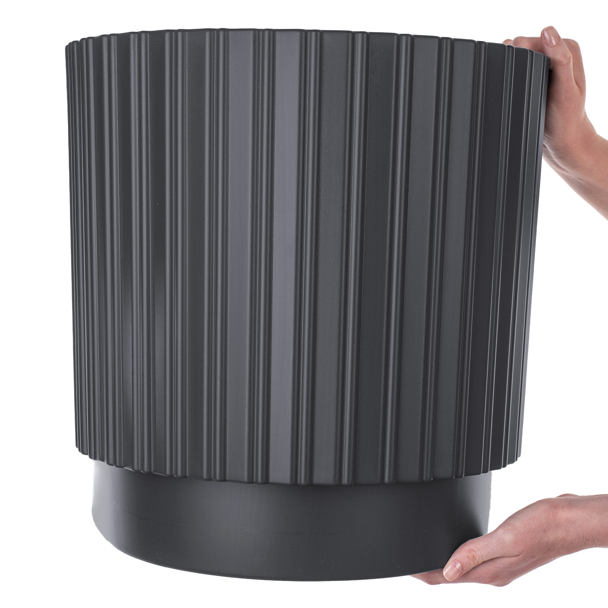 Doniczka na kwiaty Morley 40 cm antracyt