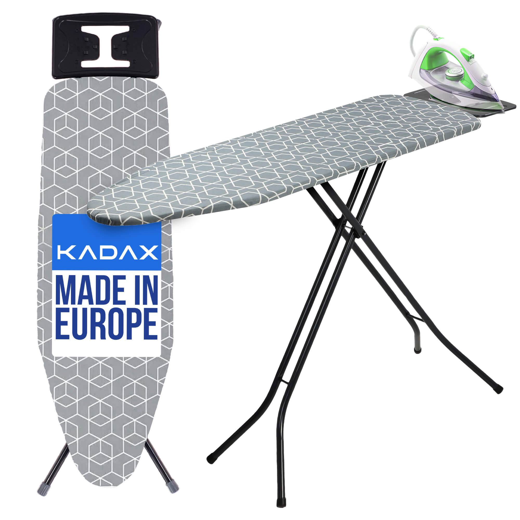 Deska do prasowania Piza 122 x 30 cm, szara