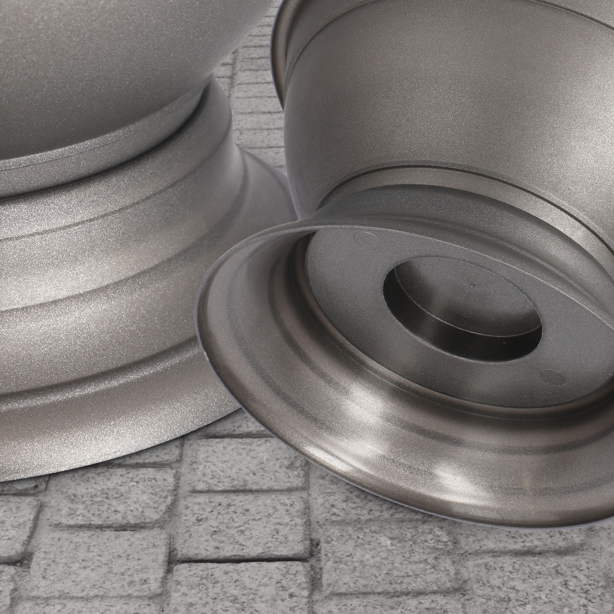 Misa cmentarna Ulmi na kwiaty 30 cm, grafit