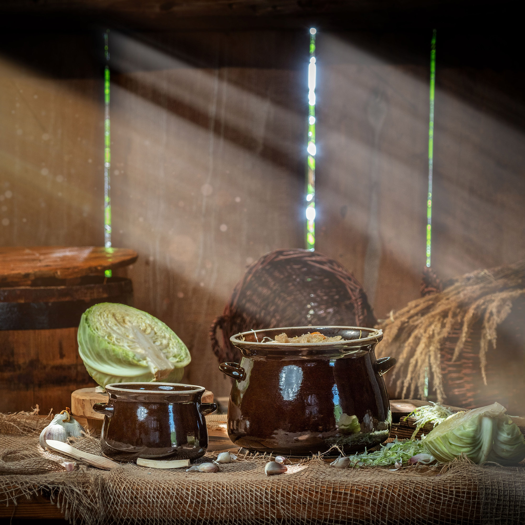 Garnek kamionkowy Athena 6L