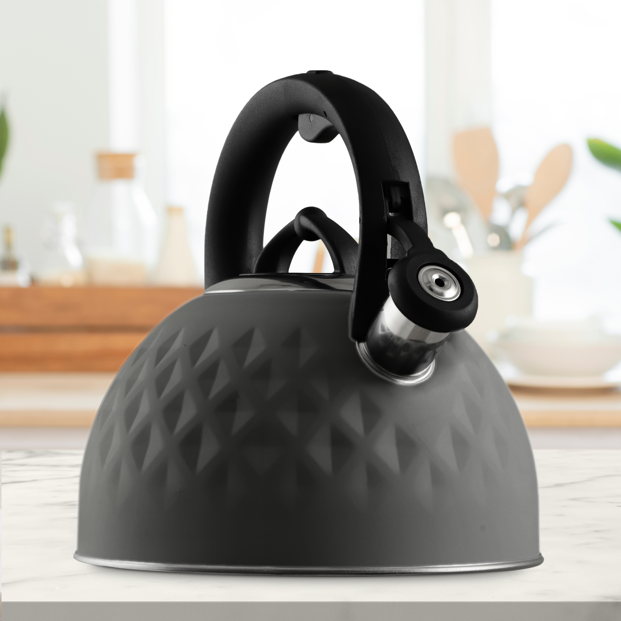 Czajnik ze stali nierdzewnej Artaix 2,5L szary