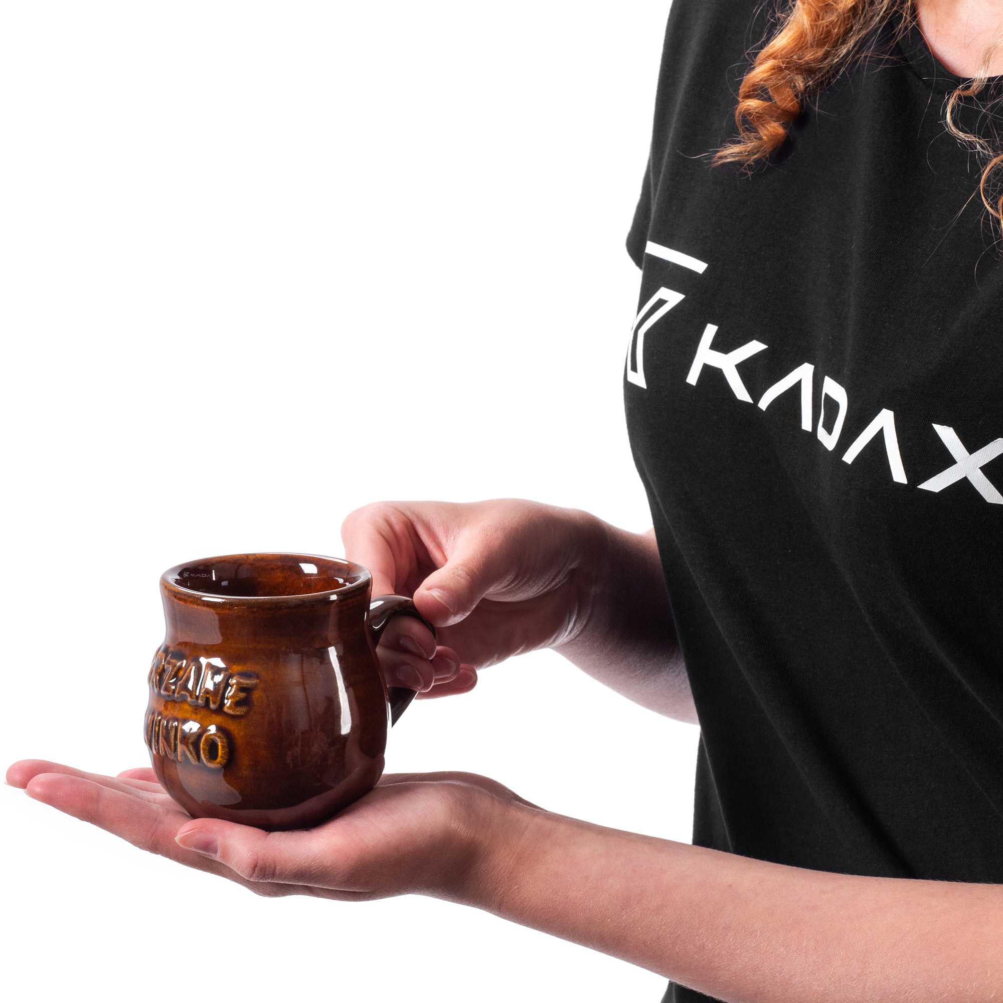 Zestaw kamionkowy do grzanego wina Olympia, z napisami