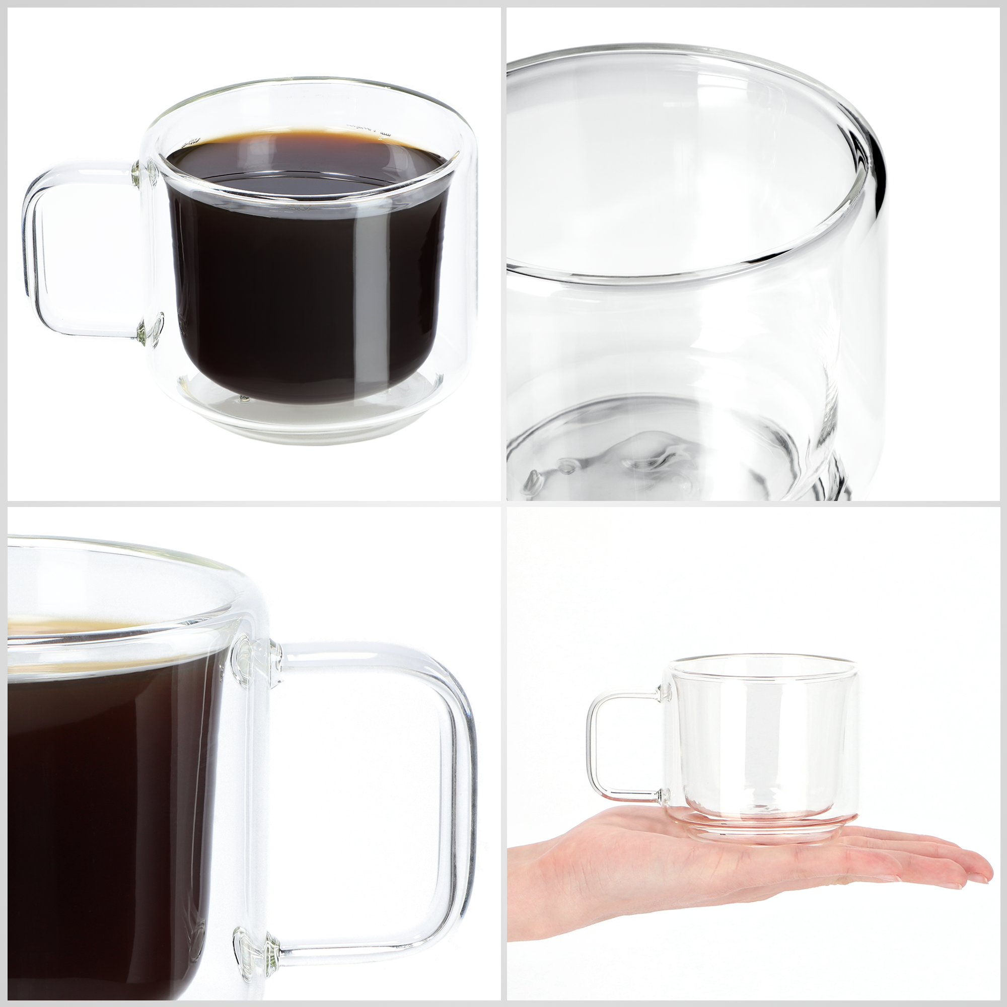 Filiżanki termiczne Forli do kawy i herbaty 200 ml, 2 szt.