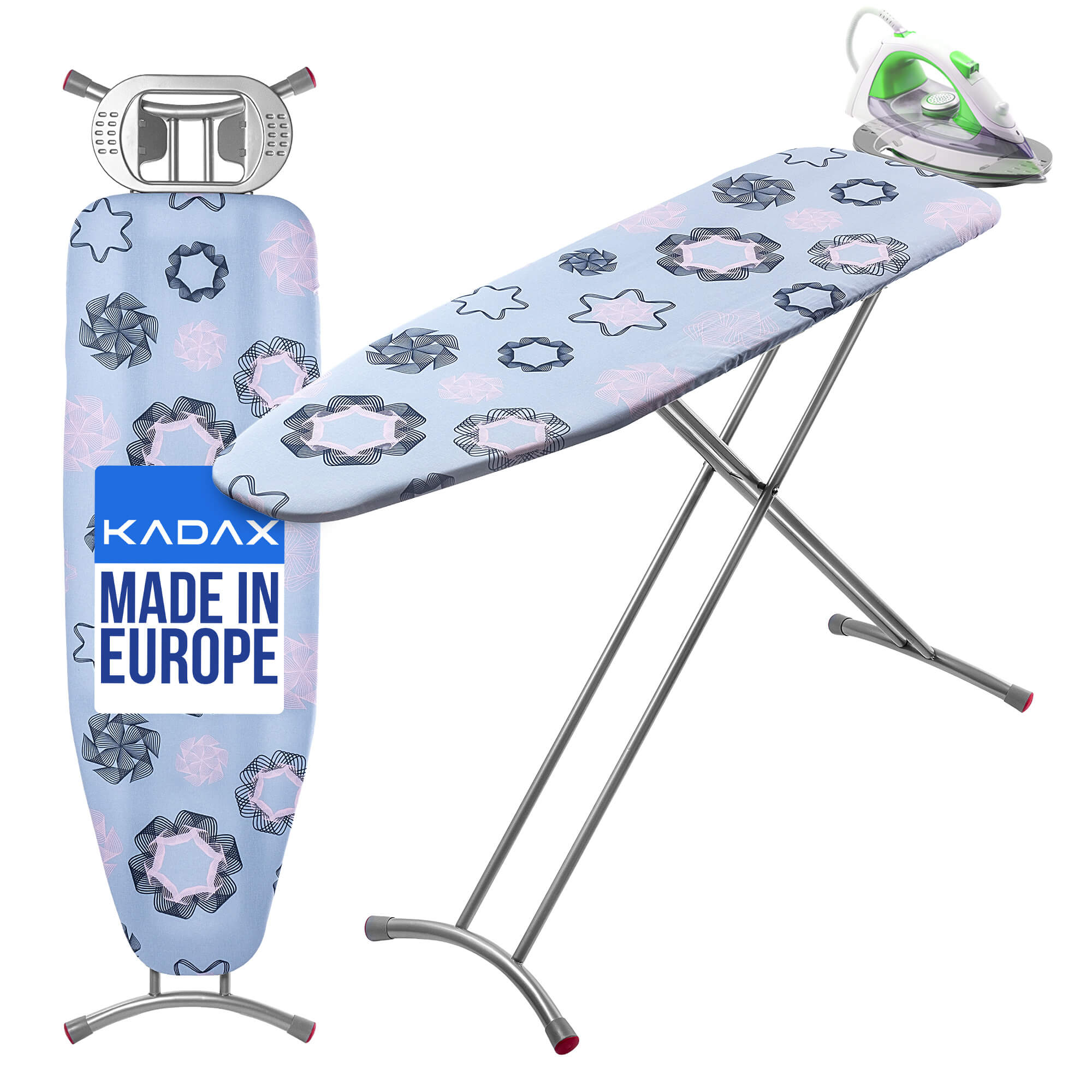 Deska do prasowania Fabero 120 x 38 cm, niebieska