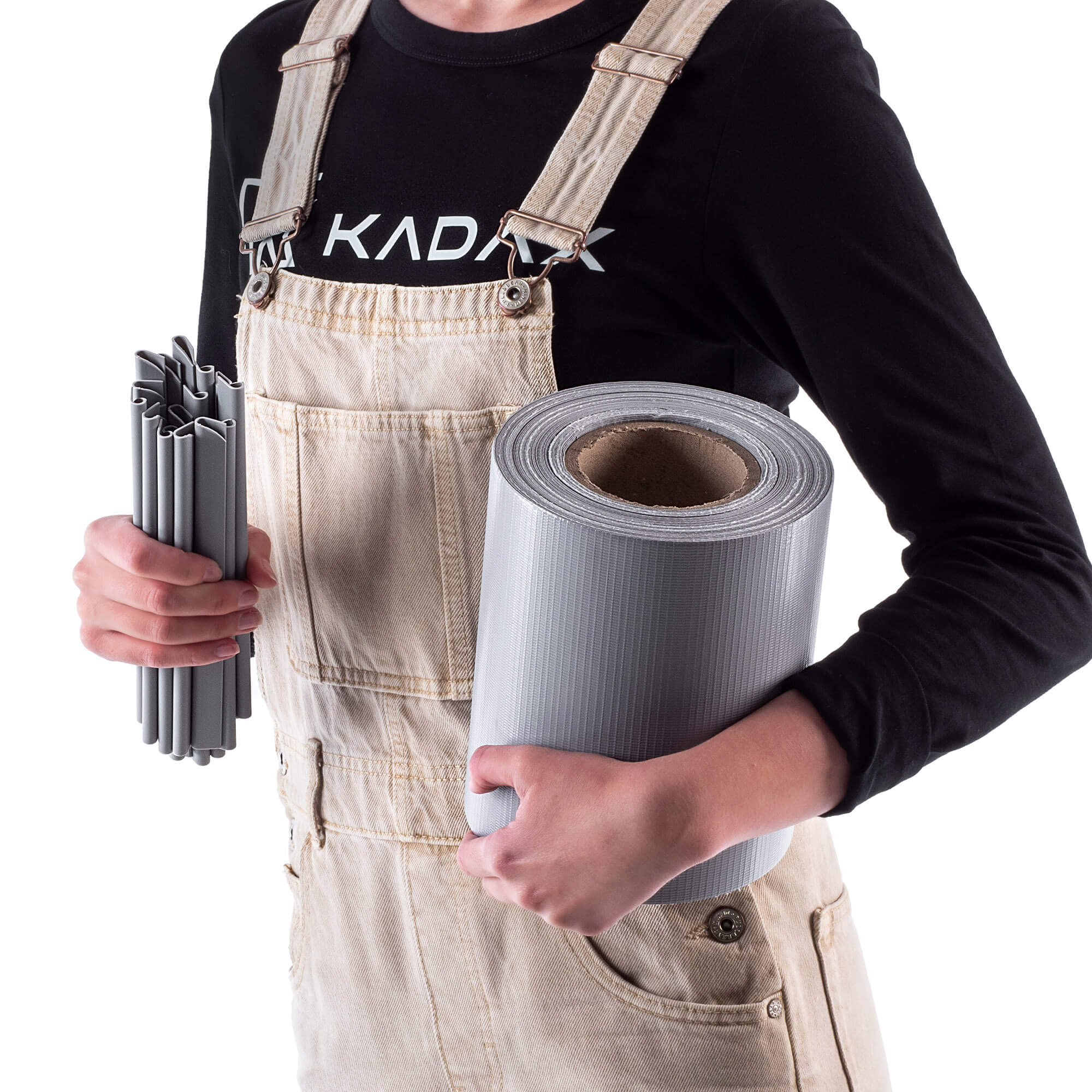 Taśma ogrodzeniowa Langon 19 cm x 35 m jasnoszara