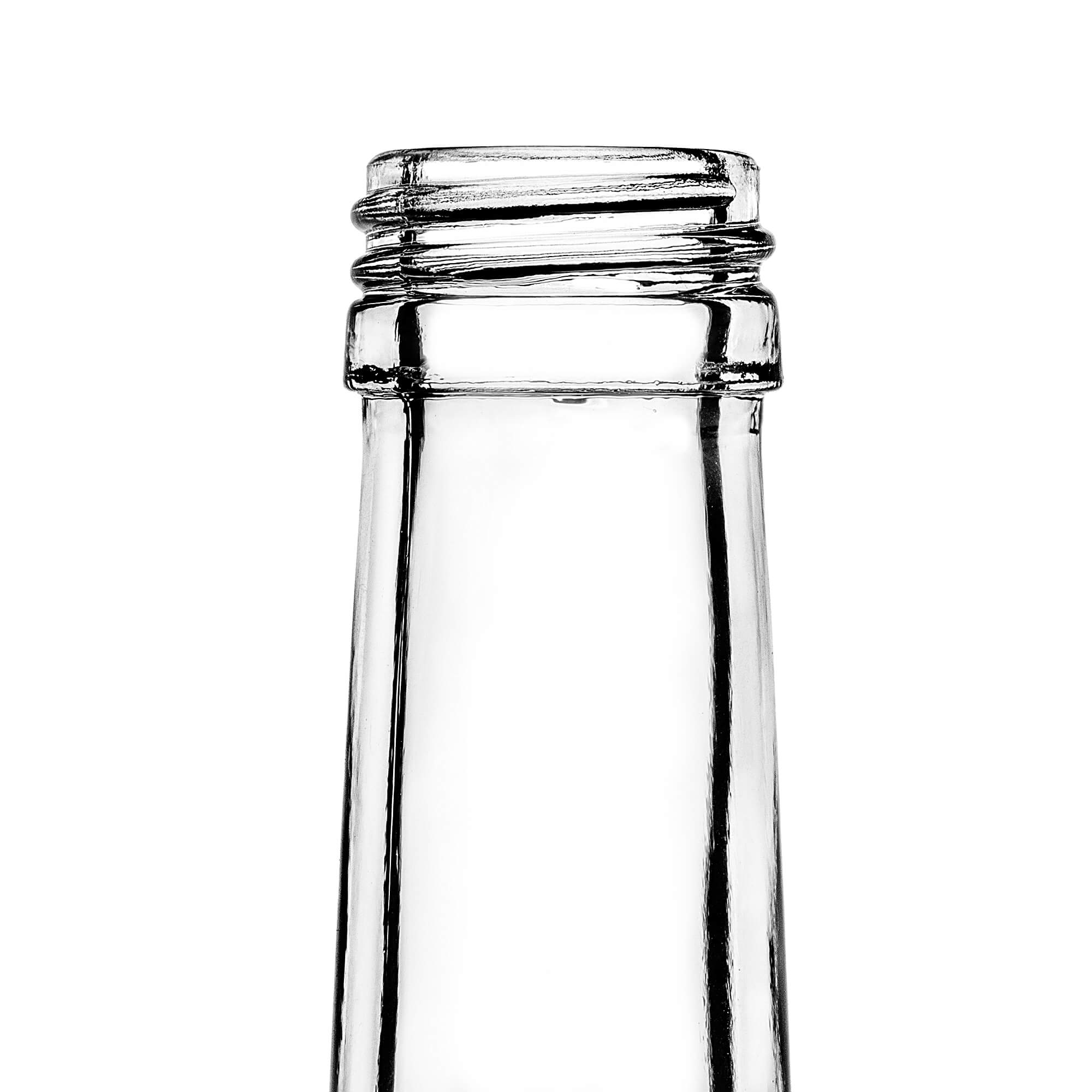 Szklana butelka na nalewkę Loiret 500ml z srebrną zakrętką 10 szt.