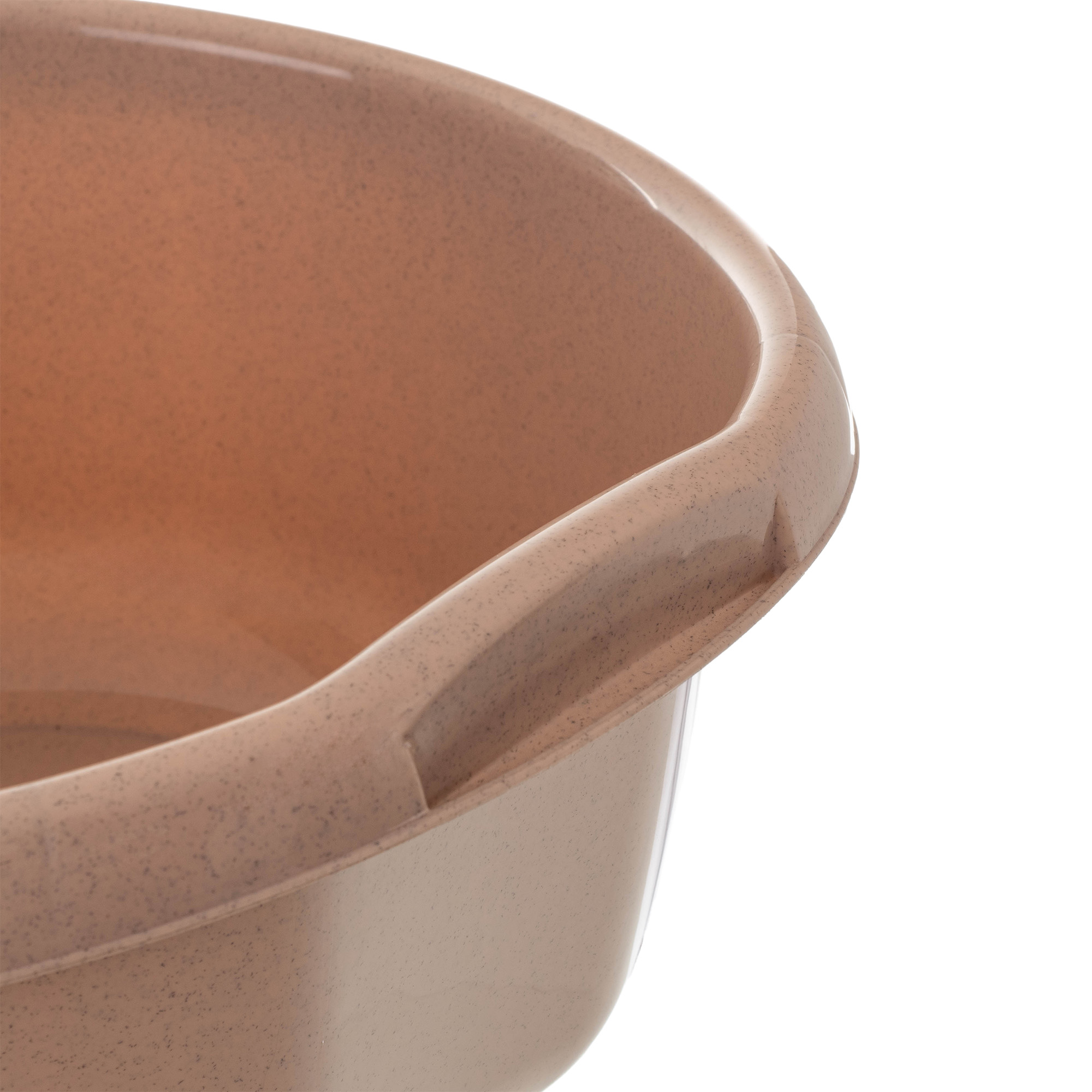 Miednica plastikowa z uchwytami Treix 25L beżowa