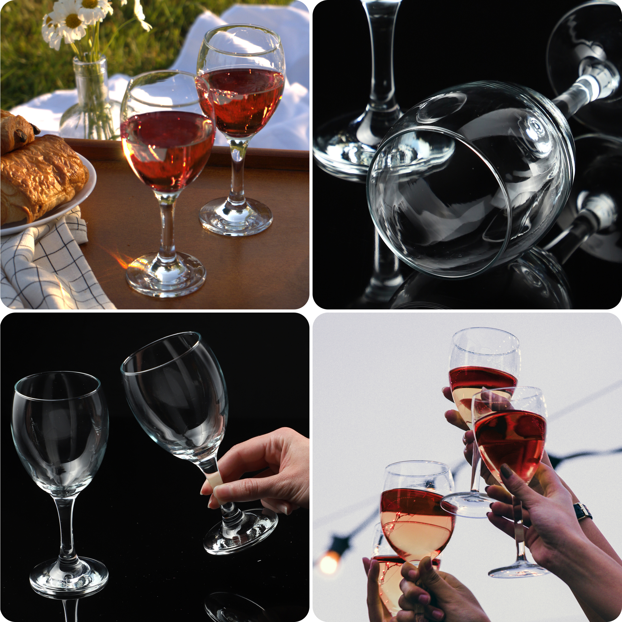 Kieliszki Odnes do wina czerwonego 340 ml, 6 szt.