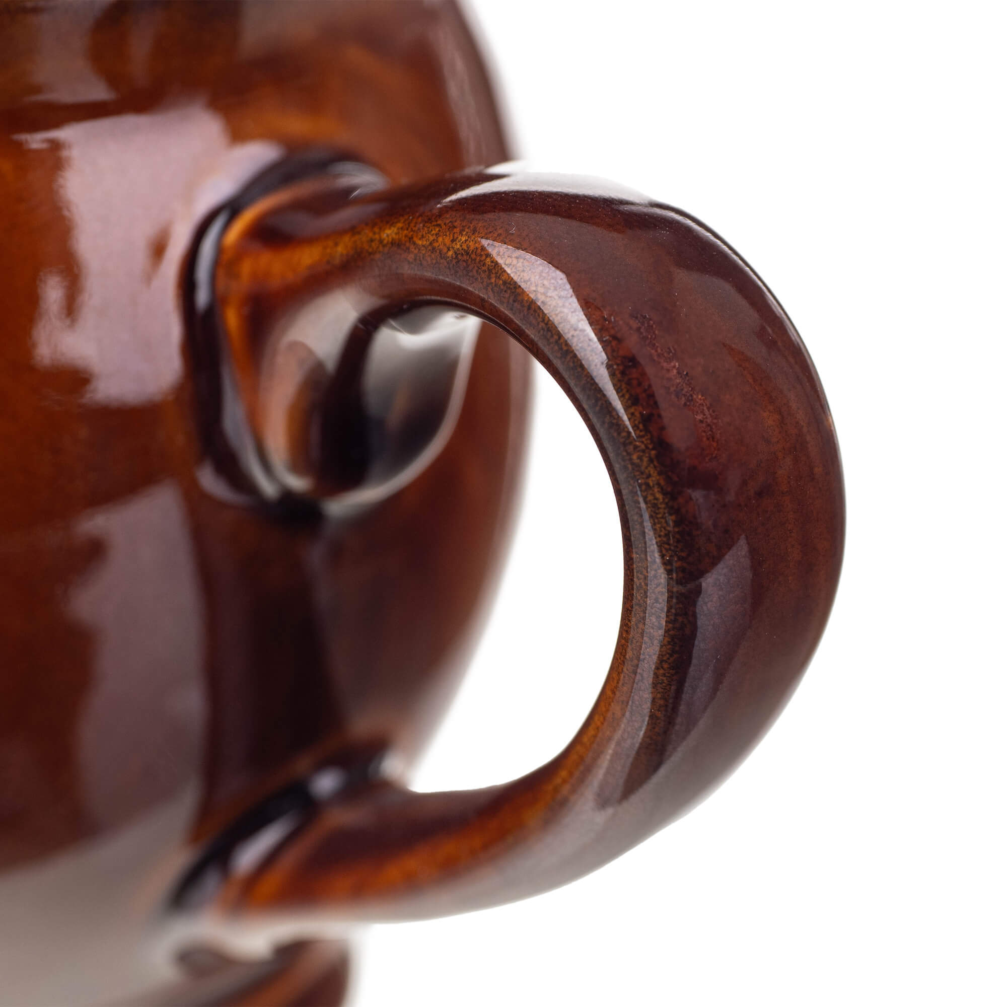 Kubek kamionkowy na grzane wino Lisle 250 ml brązowy