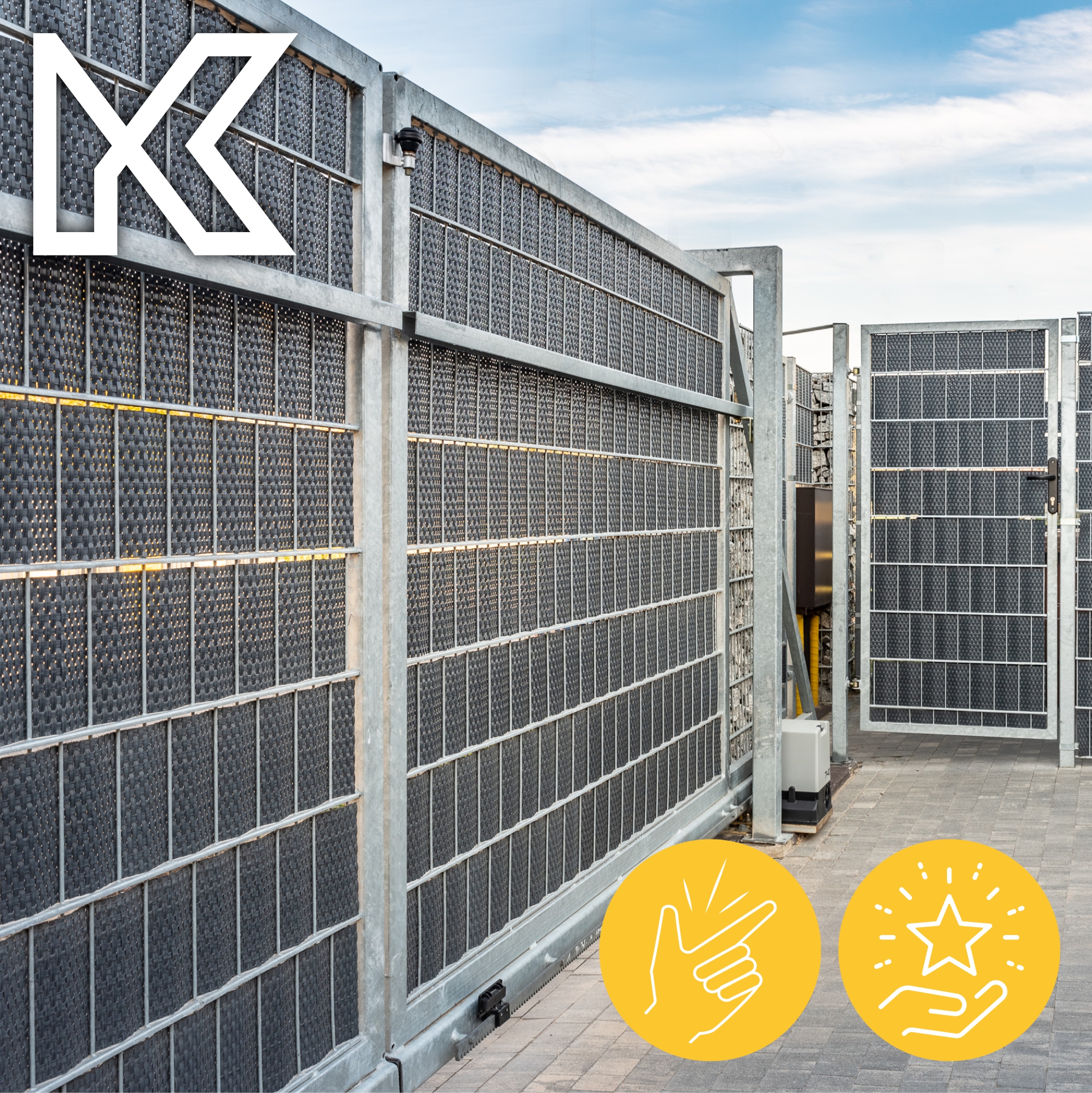 Taśma ogrodzeniowa 19 x 255 cm, zielona