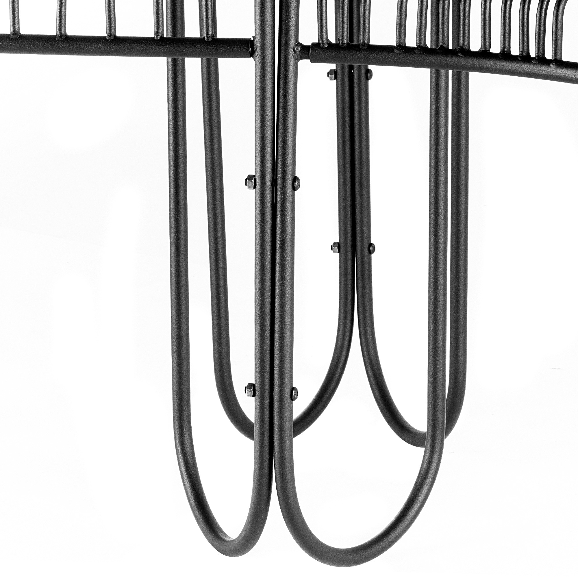 Ławka do ogrodu Ruste 120 x 45 cm, czarna