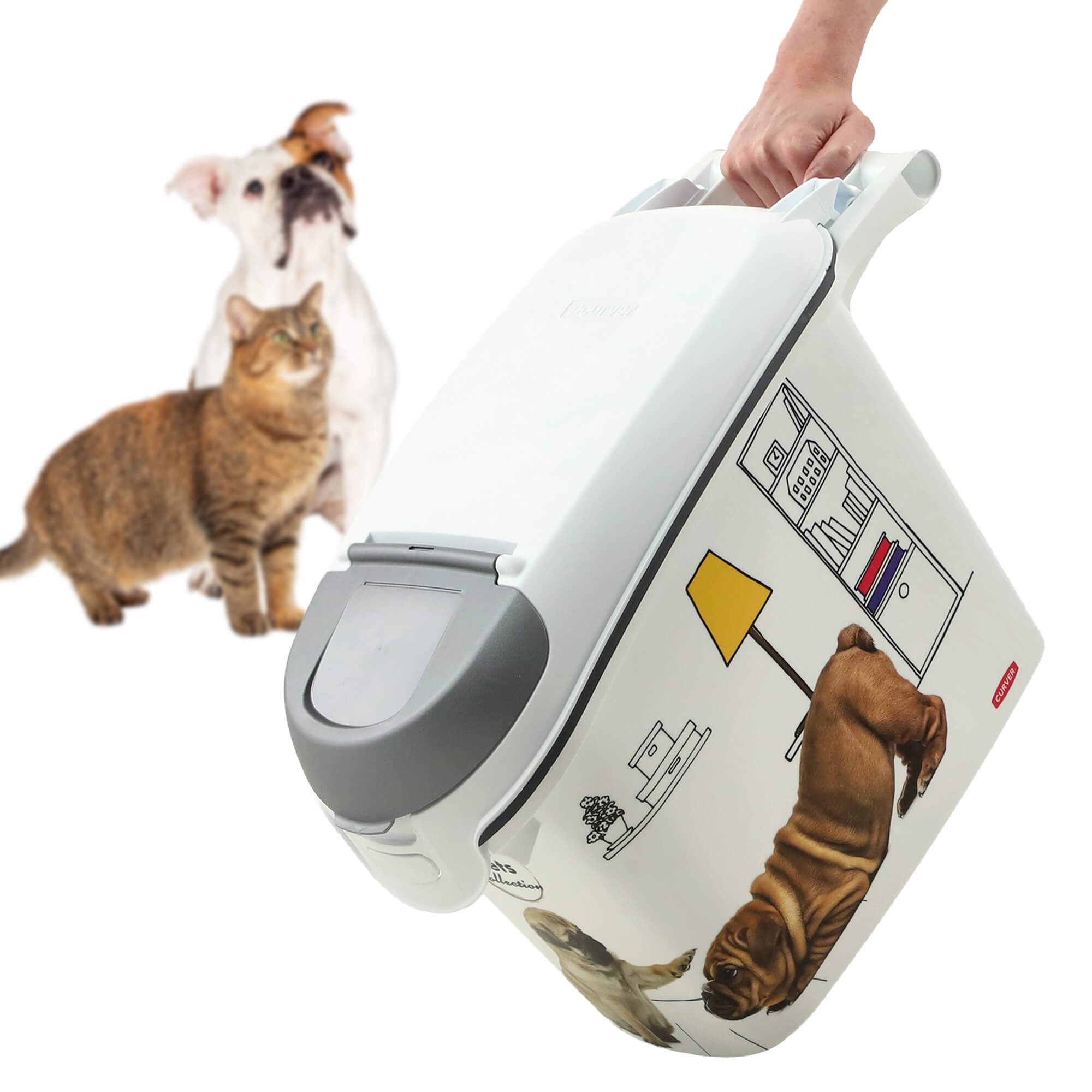 Pojemnik na karmę dla psa Curver Pet Life 15L