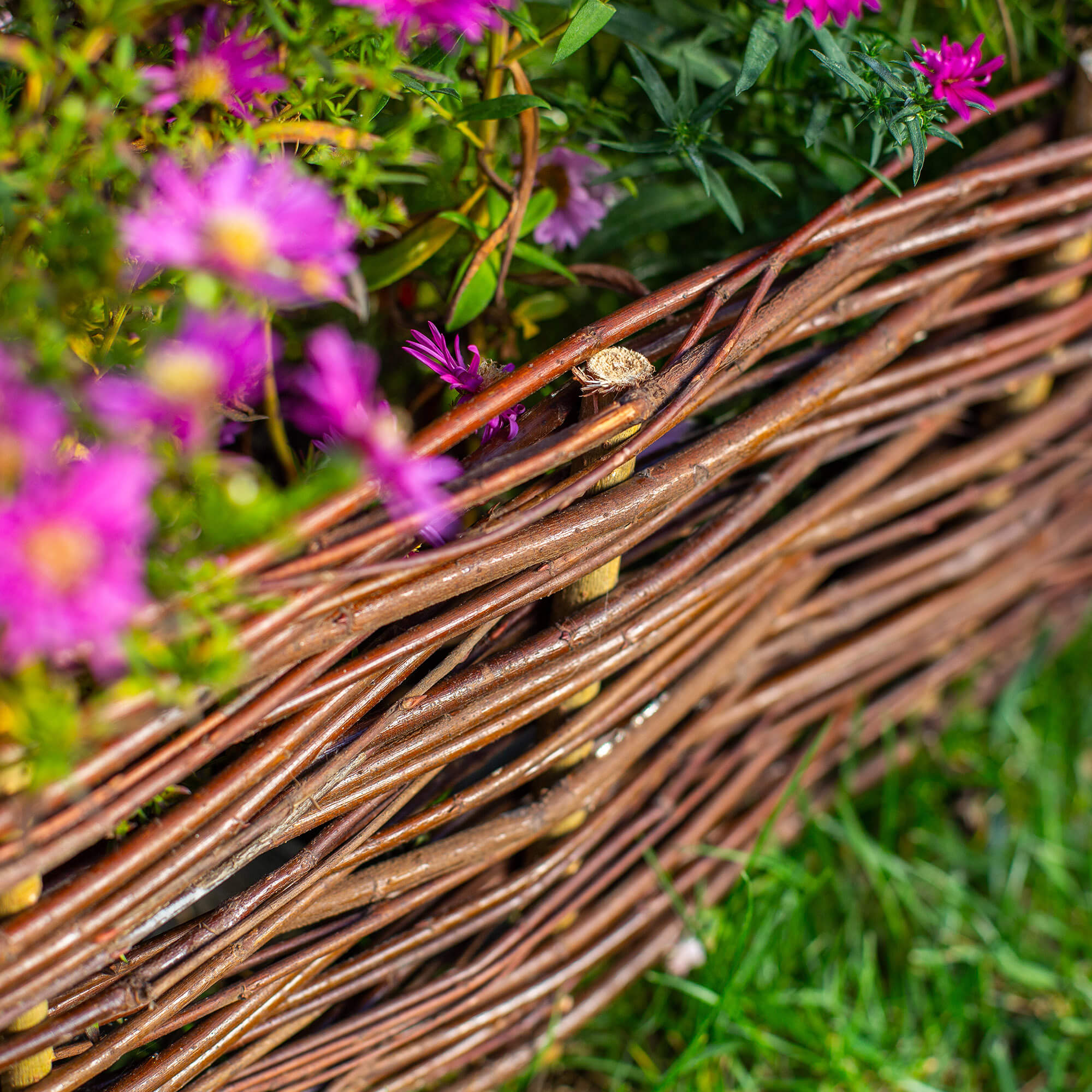 Palisada ogrodowa wiklinowa Hamre 120 x 40 cm, 10 szt.