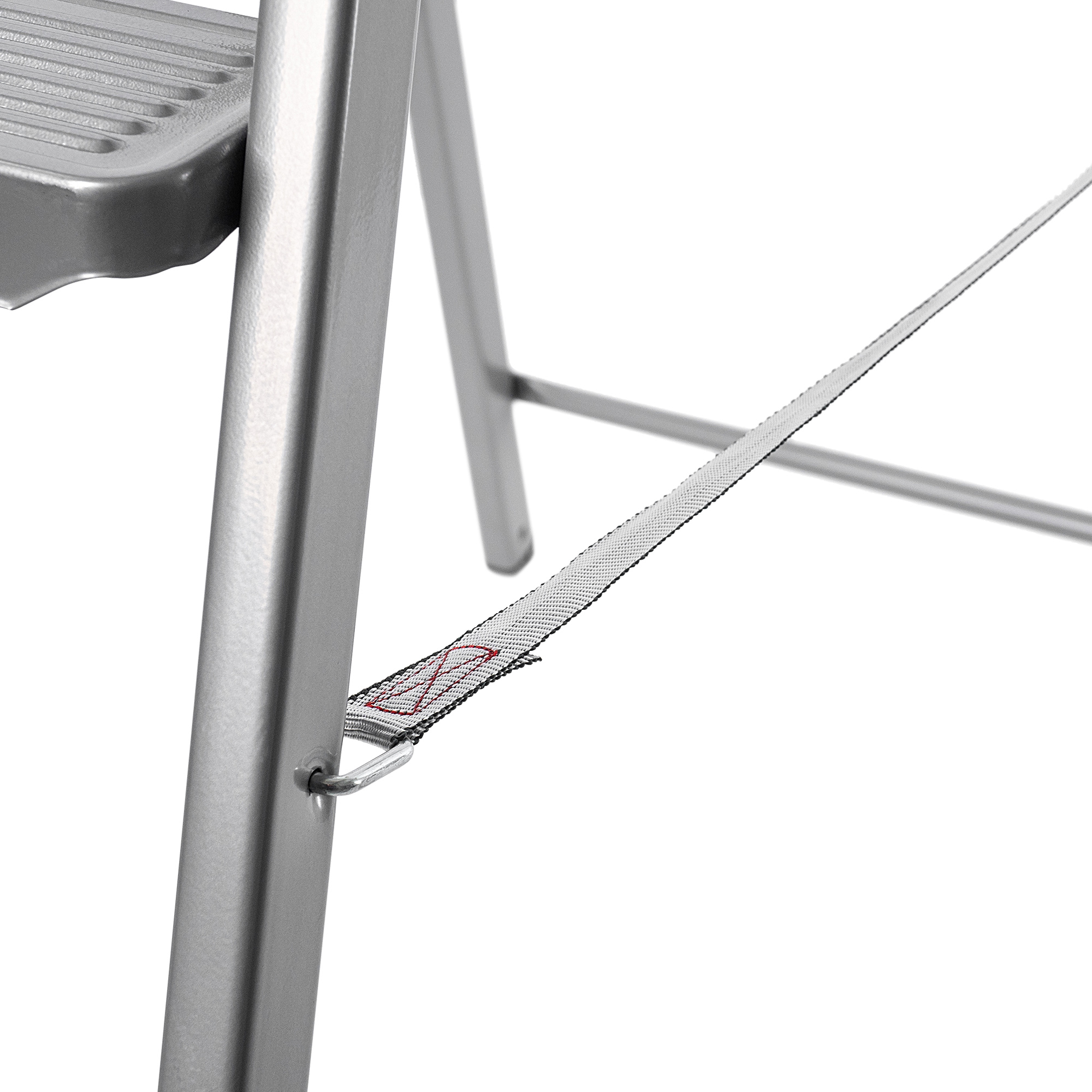 Drabina stalowa Ewo 6 stopniowa rozkładana jednostronna wielofunkcyjna