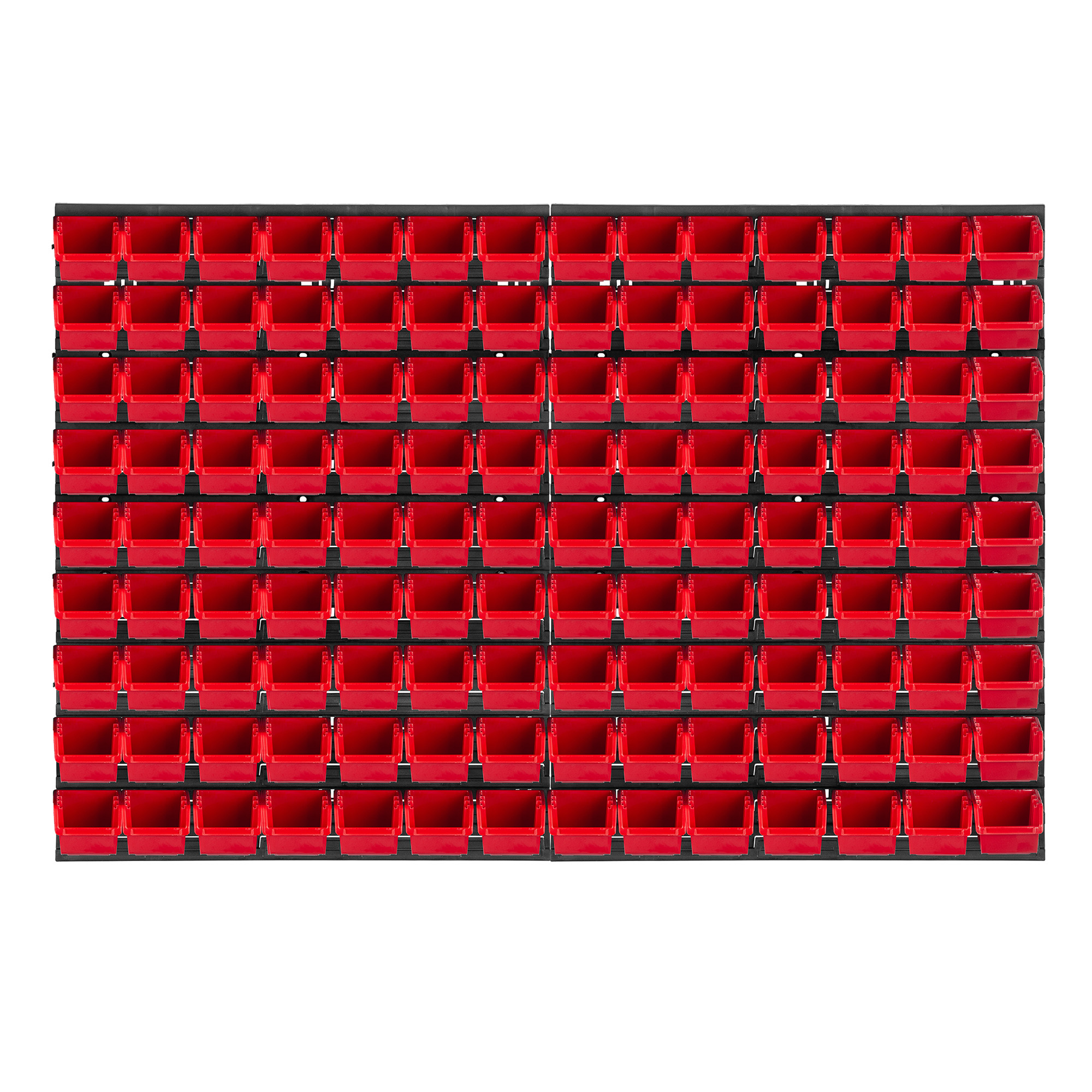 Tablica warsztatowa Lokke 140 elementów 116 x 78 cm, czerwona