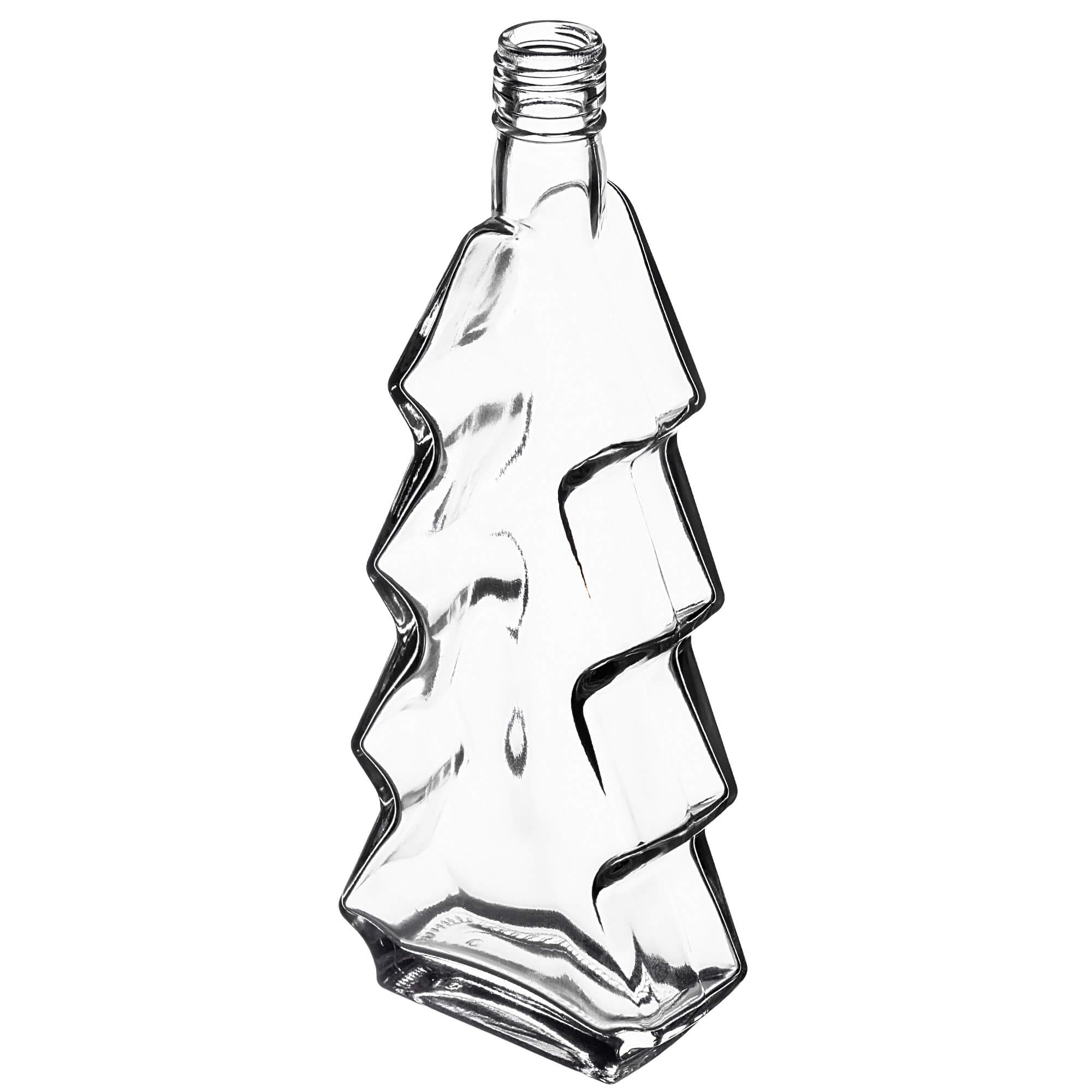 Szklana butelka choinka Enna 500ml z zieloną zakrętką 1 szt.