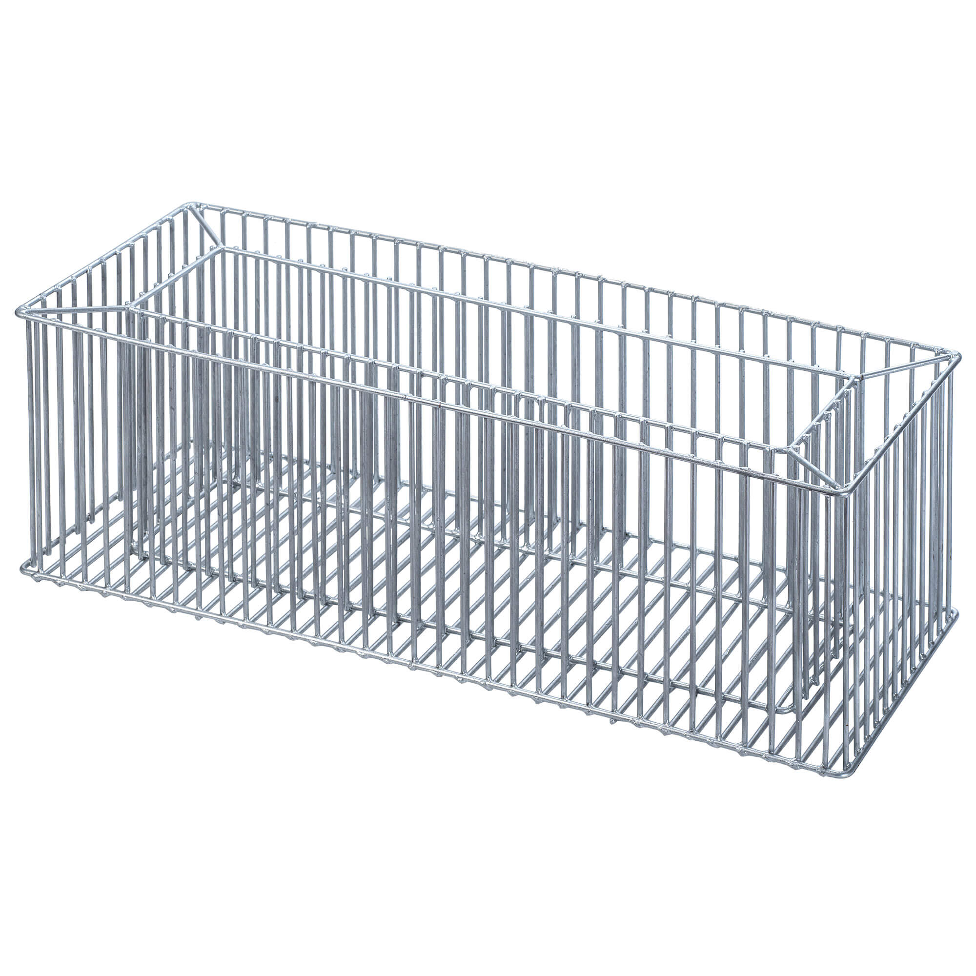 Donica stalowa gabionowa 25 x 72 cm