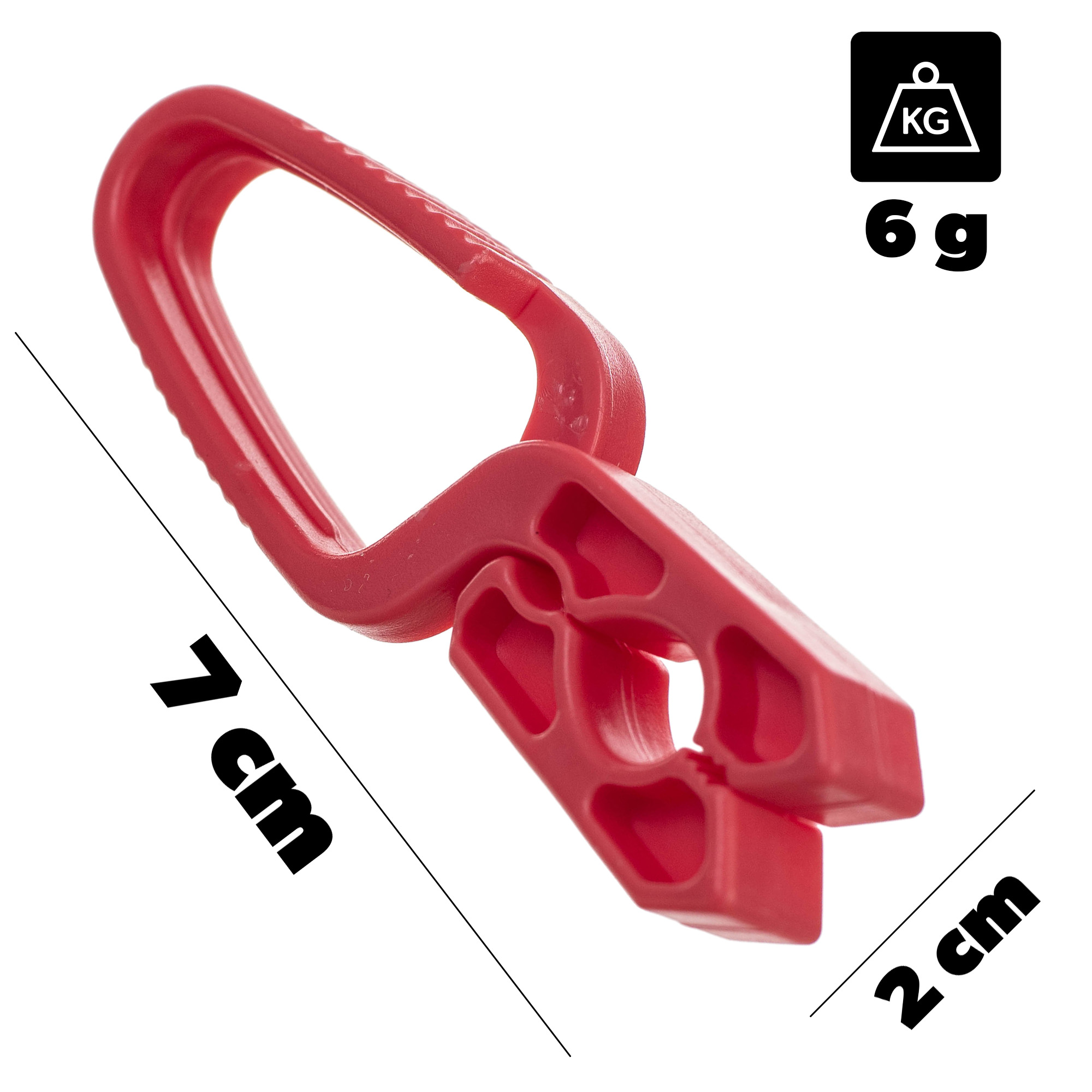 Klamerki na pranie Albet czerwony 50szt+multibox