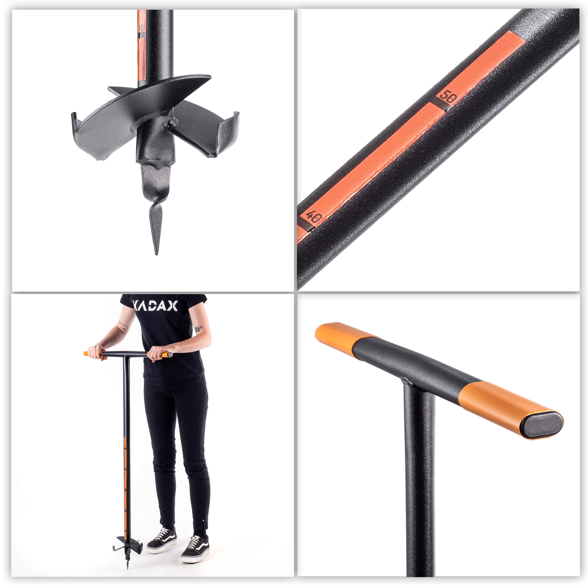 Świder ręczny do gleby Tremal 15 x 106 cm