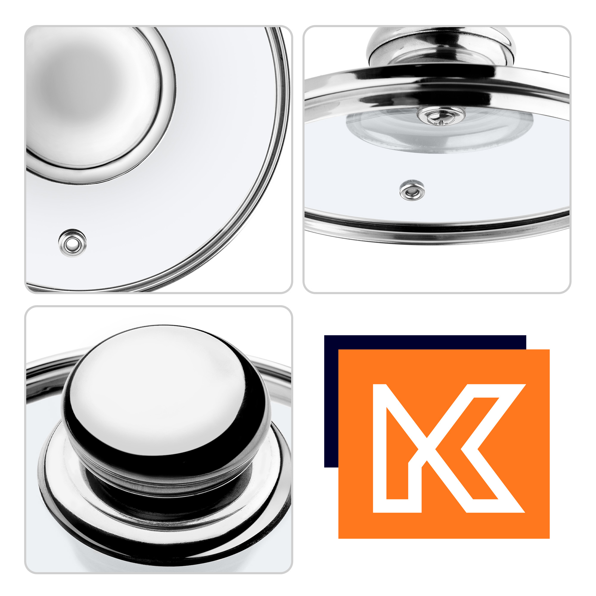 Zestaw pokryw żaroodpornych Vicenza 16,18,20 cm