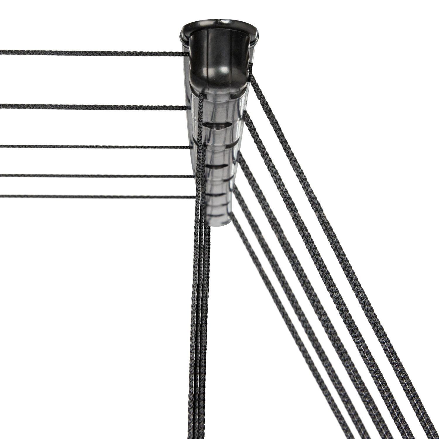 Suszarka sufitowa na pranie Melun 180 cm 5 prętów czarna