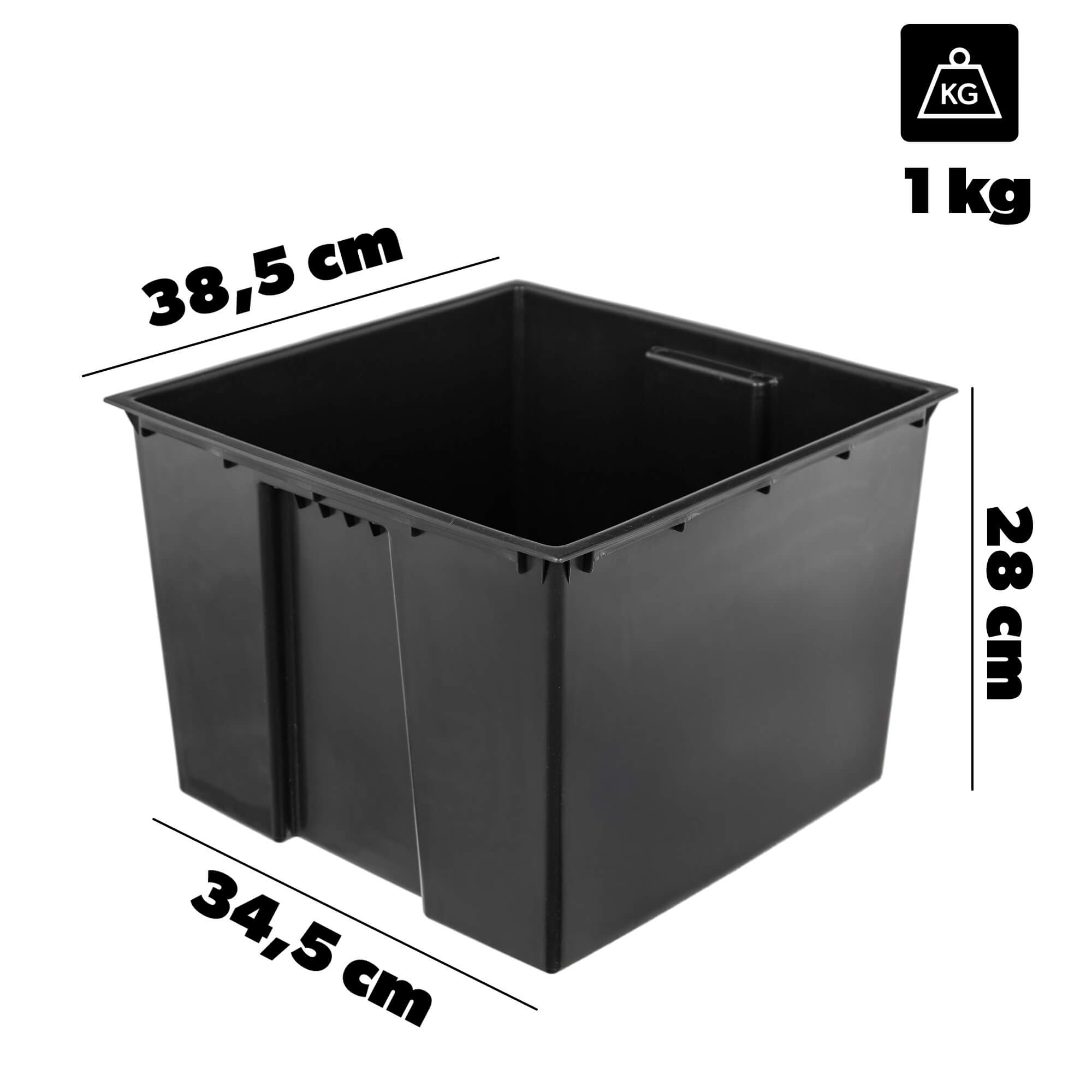 Wkład do doniczki Roisel 38.5 x 38.5 cm kwadratowy