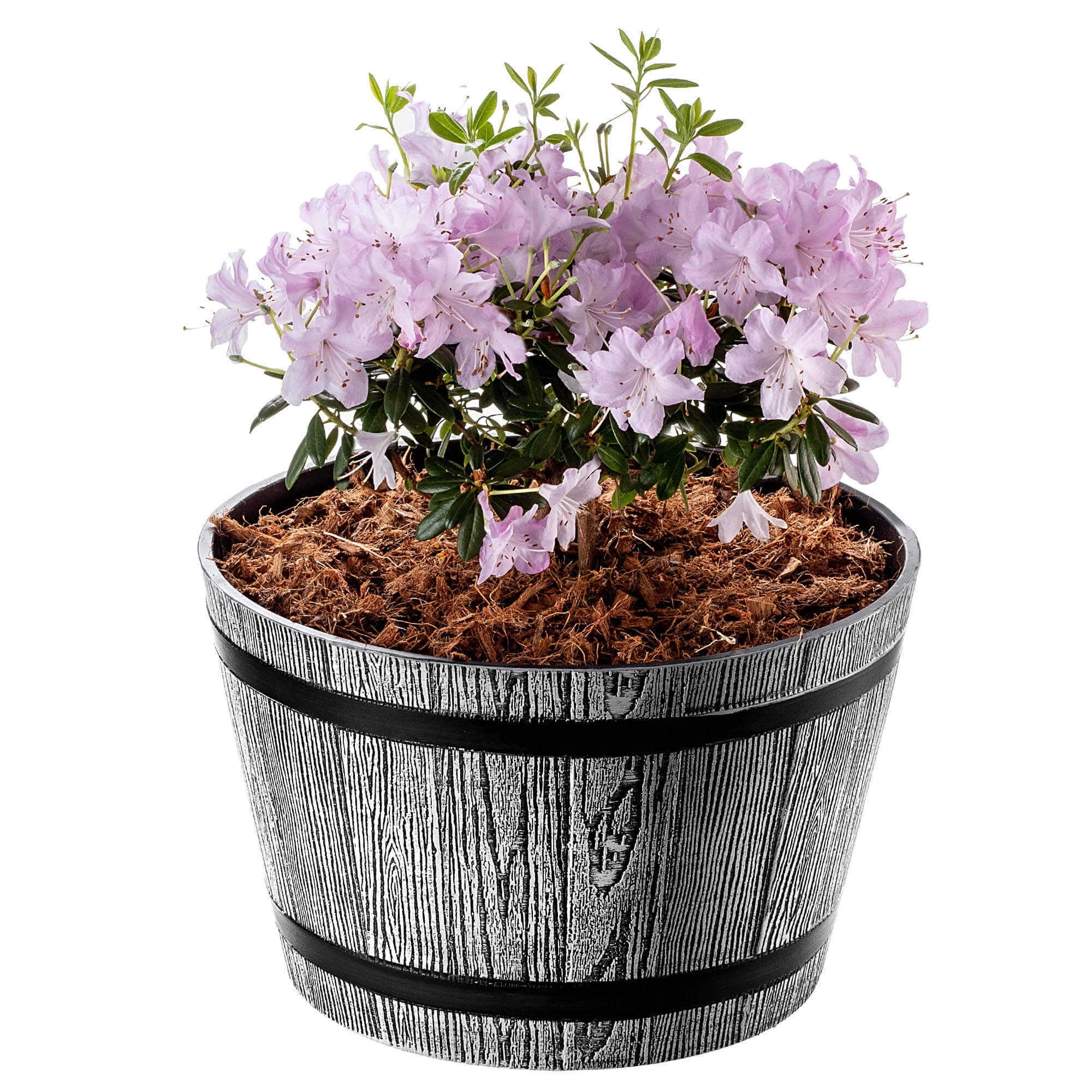 Donica na kwiaty Sori 30 cm, jasny szary