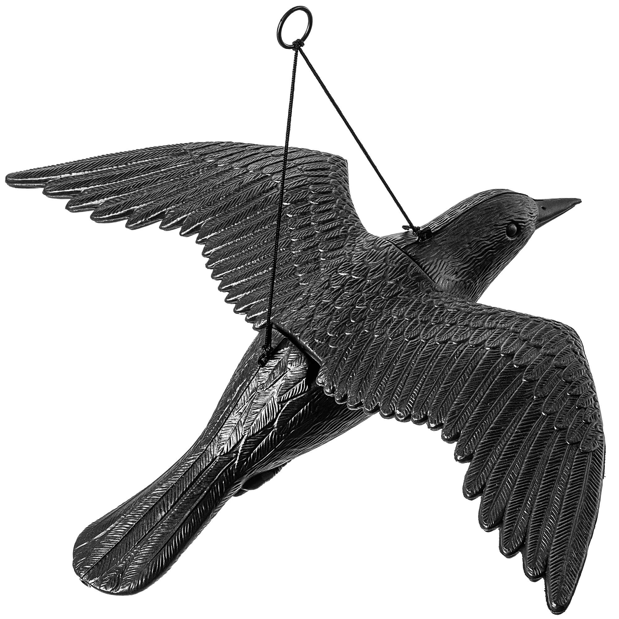 Duży kruk w locie 56cm, odstraszacz ptaków