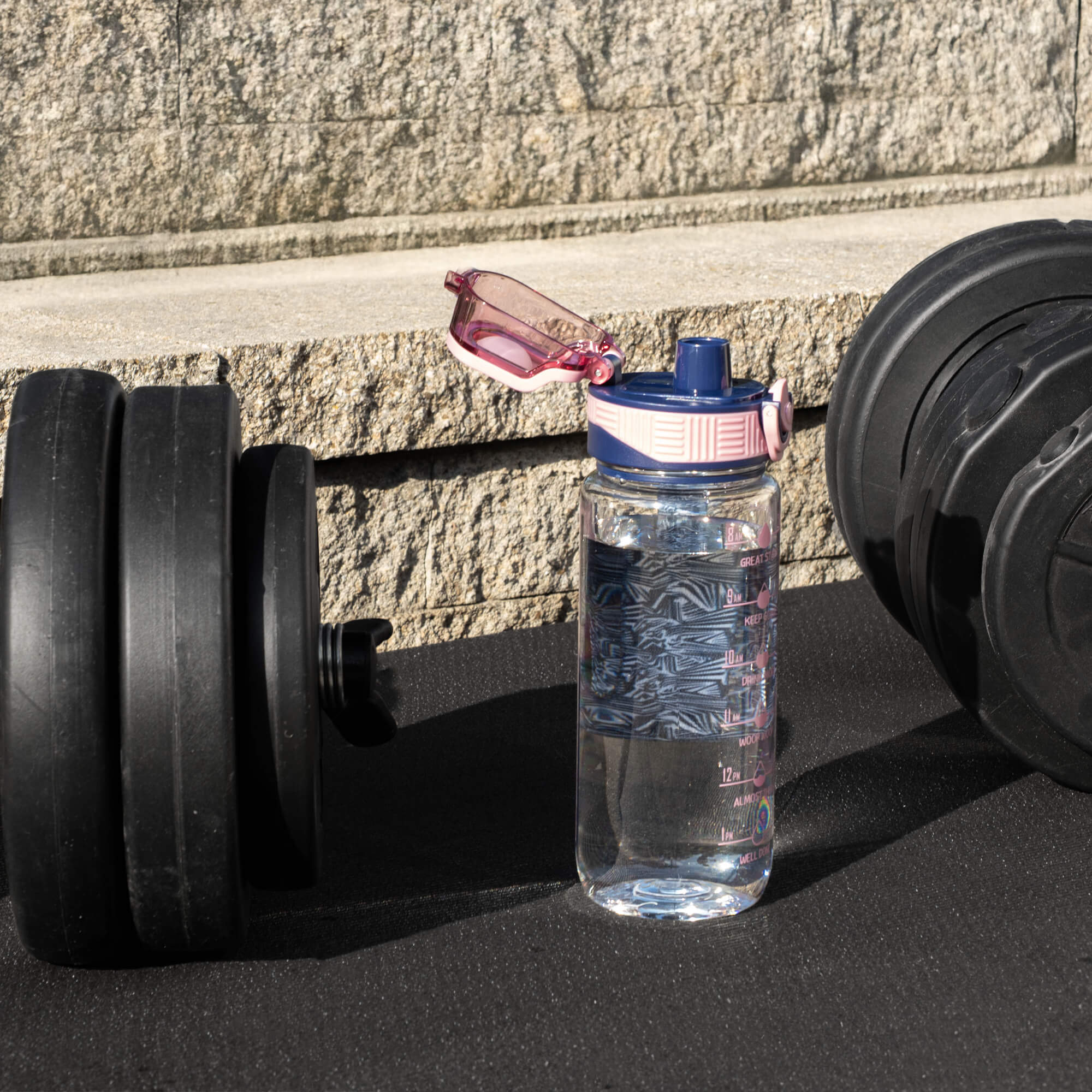 Butelka tritanowa na wodę Alpo 750ml bidon różowy