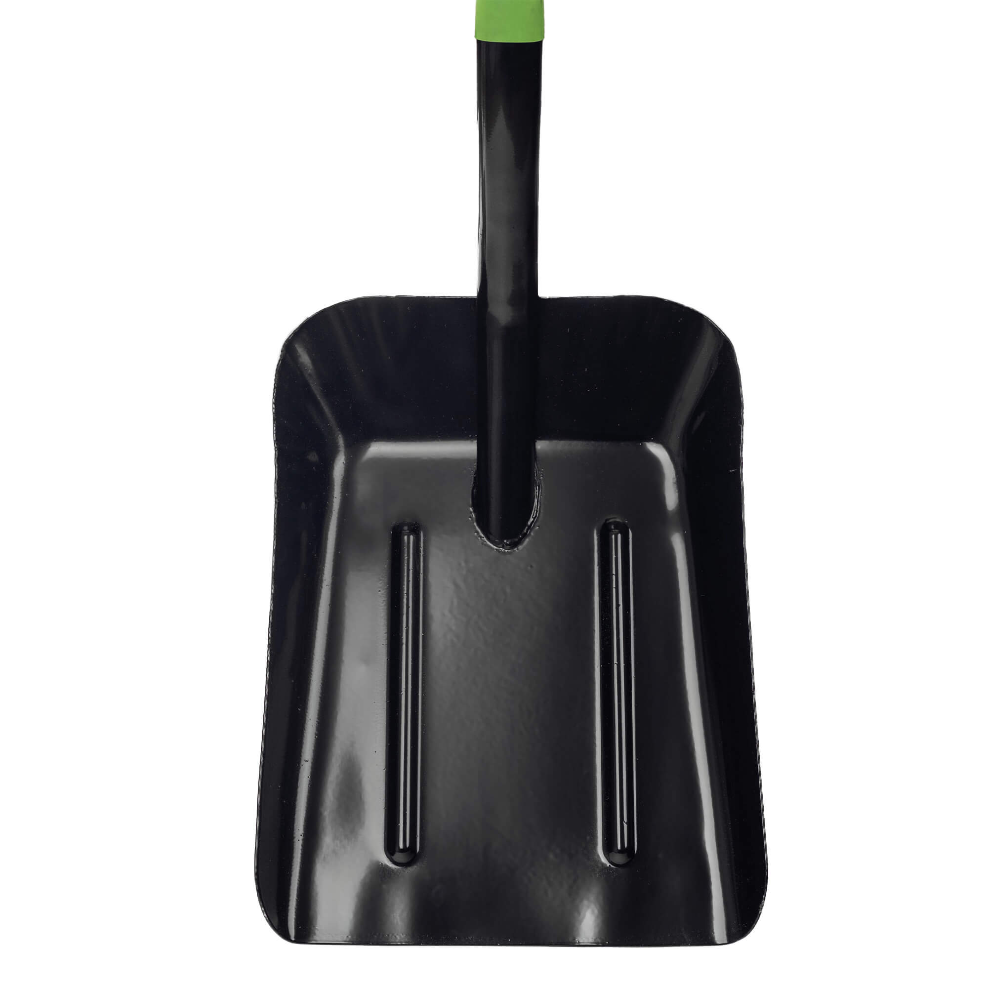 Stalowa łopata do węgla Roust 128 x 25 cm czarno-zielona