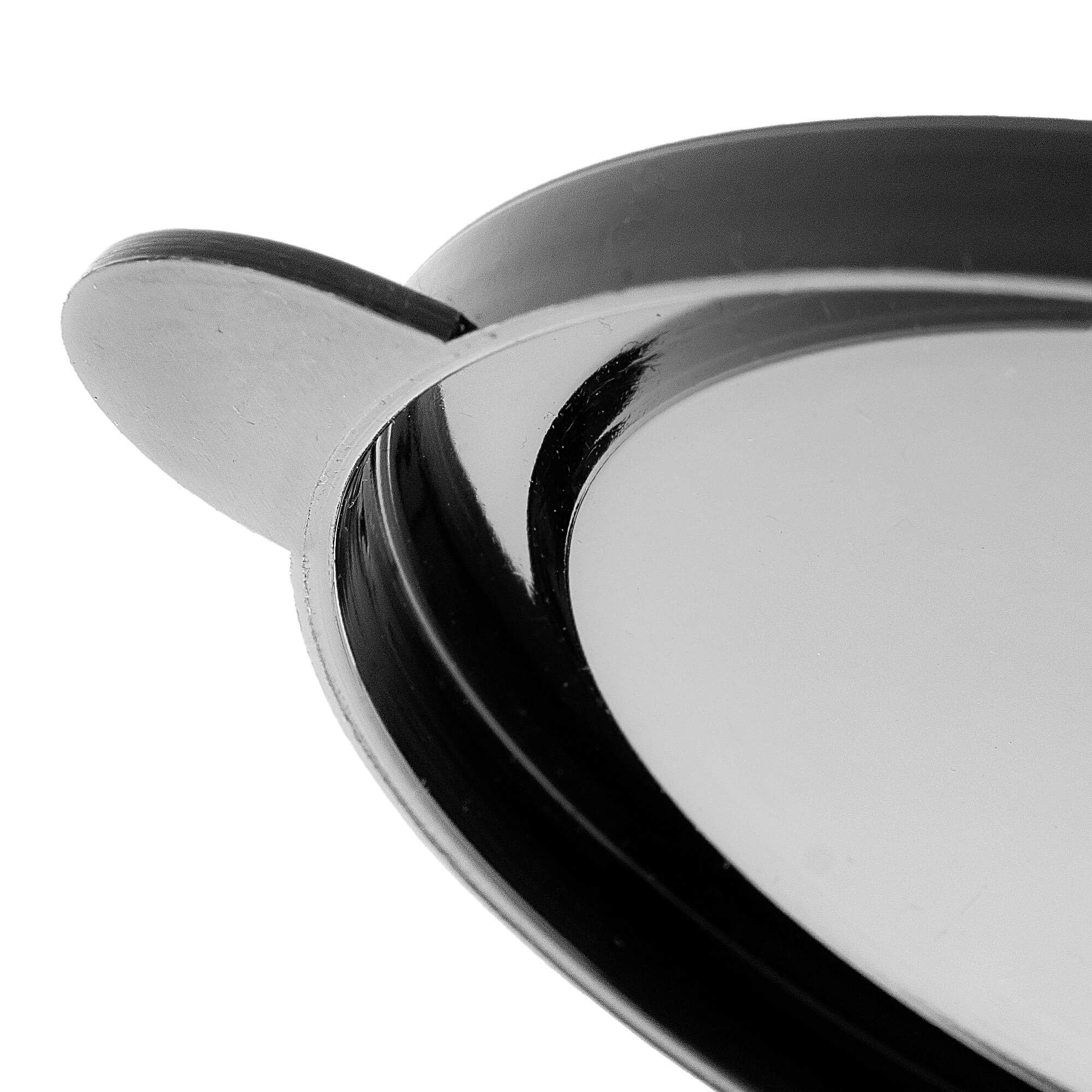 Zestaw pokrywek na puszki Oizon 100mm 84mm 73mm czarny 12 szt.