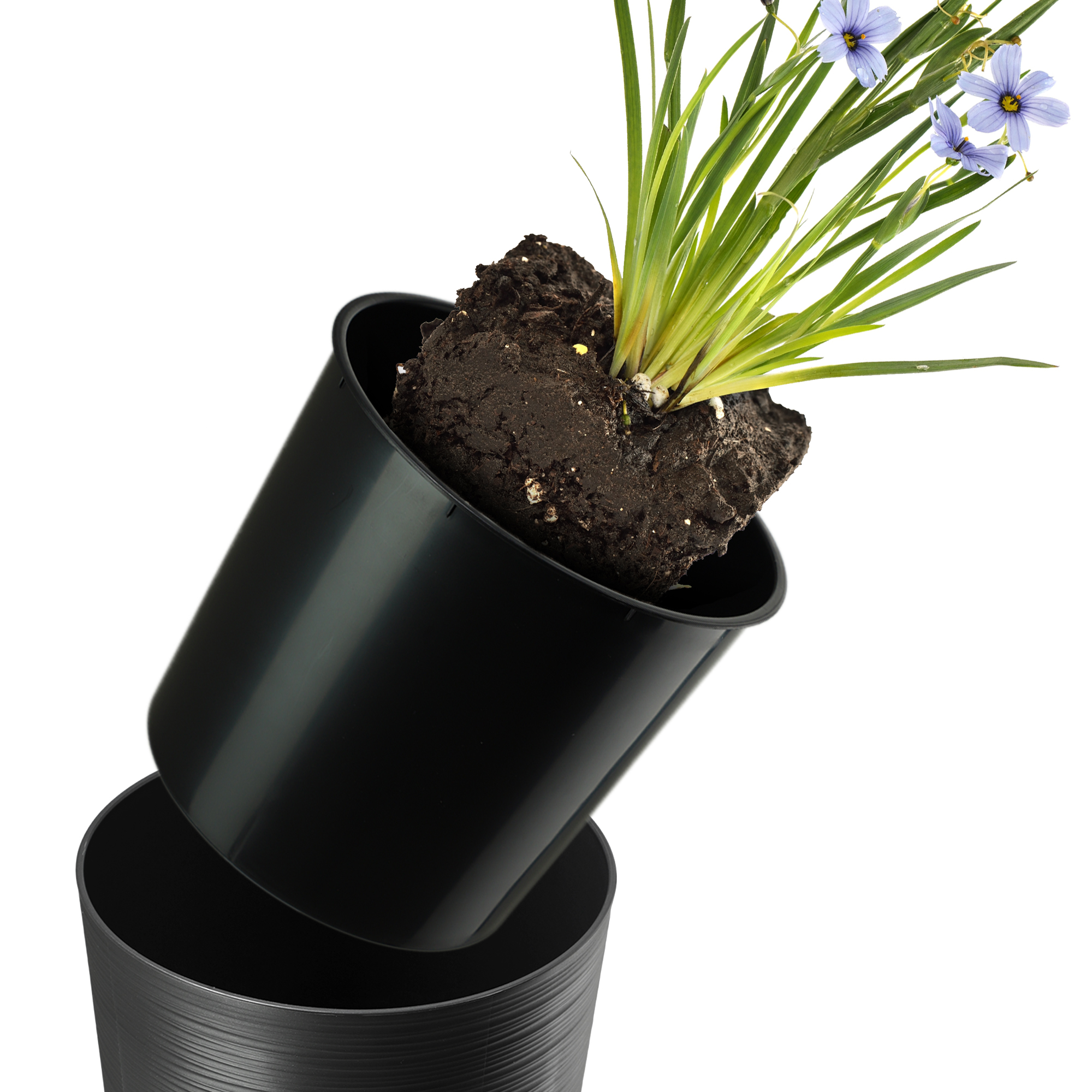 Doniczka na kwiaty Merag 26 cm grafit