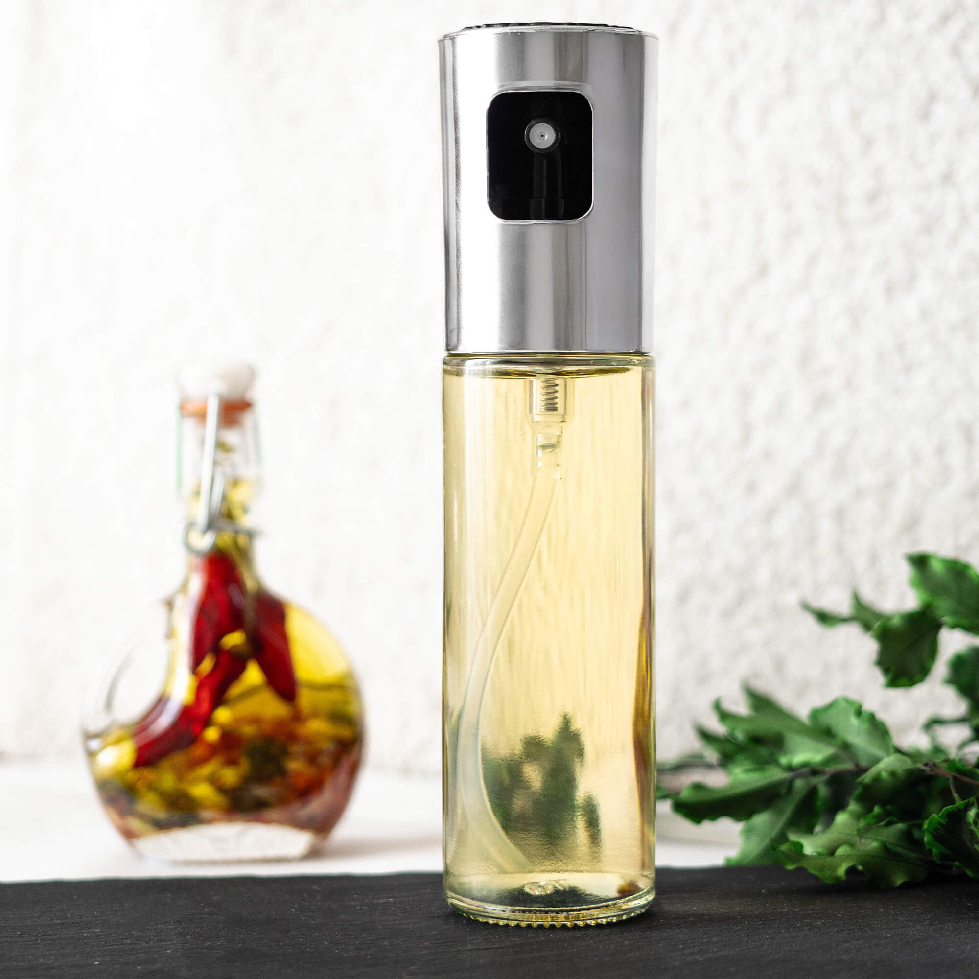 Spryskiwacz do oliwy Zevio 100ml srebrny