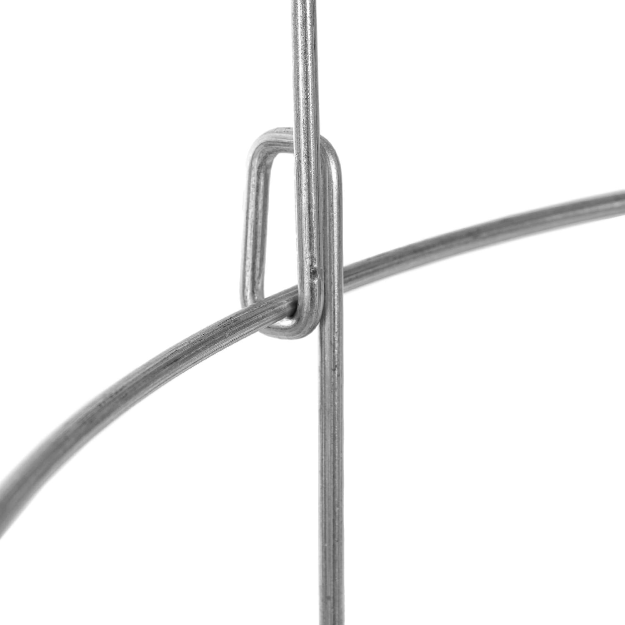 Obejma do roślin stalowa 60 x 36 cm, czarna