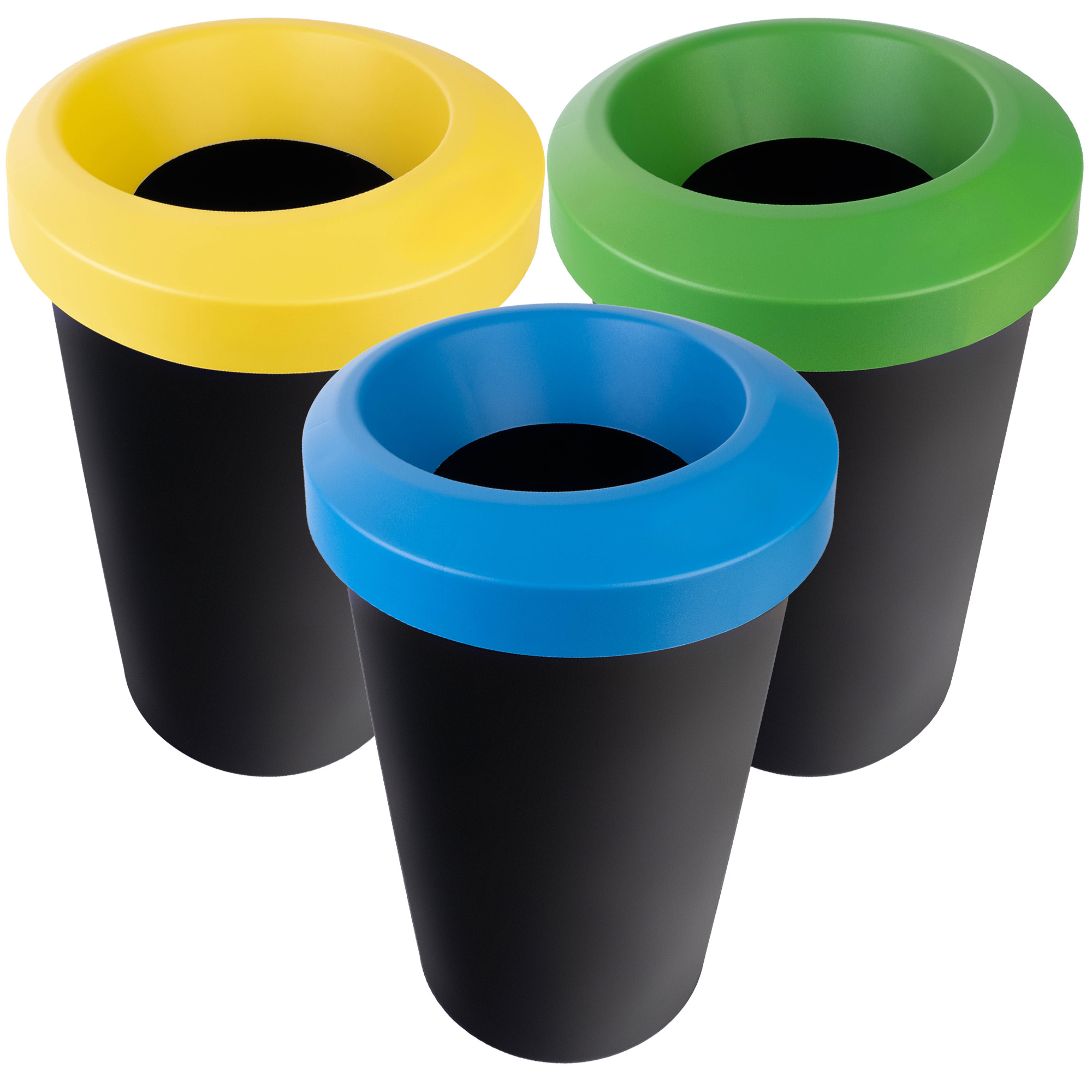 Kosz na śmieci Givry 3 x 45 L czarny